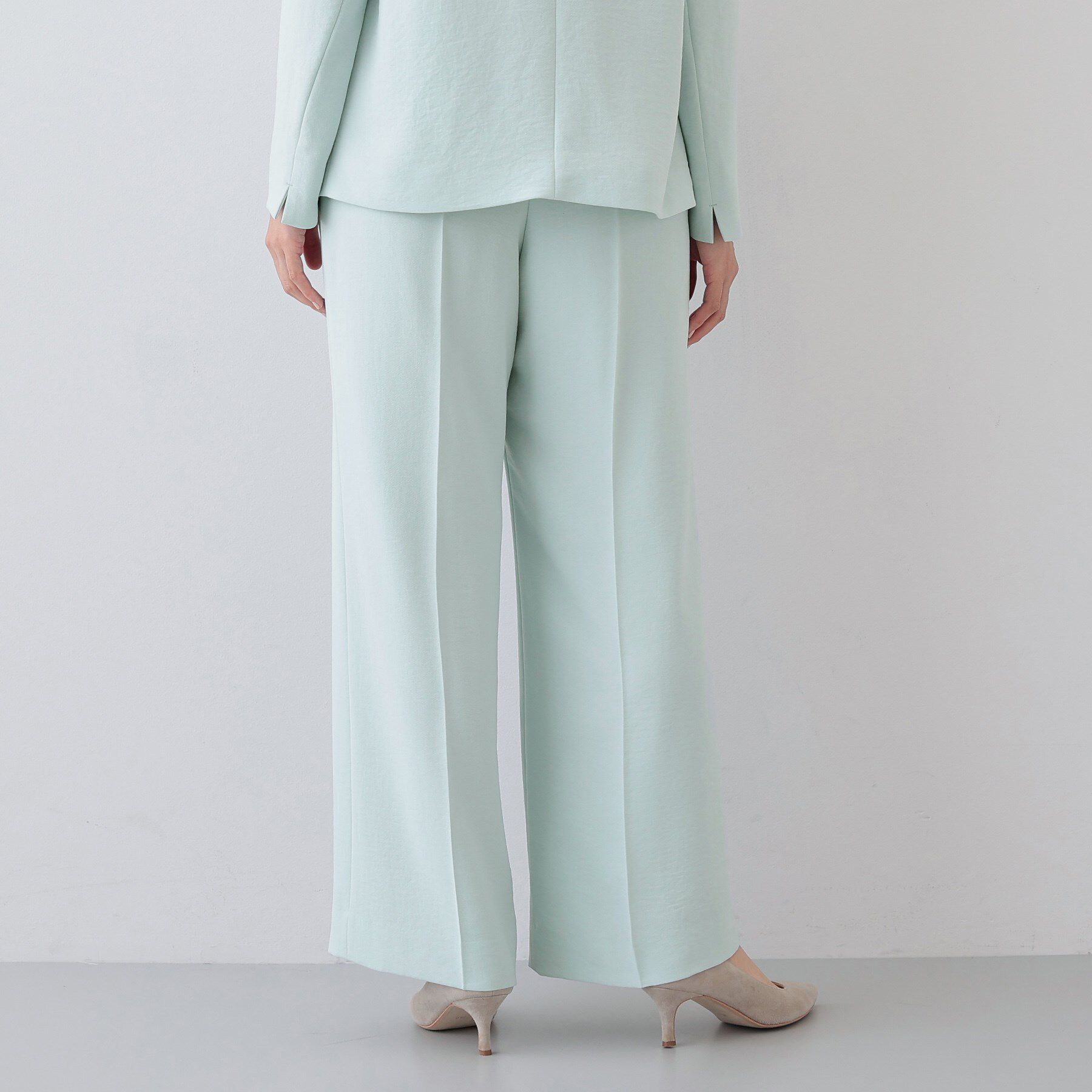 INDIVI「【着る日傘/遮熱/UVケア】ワイドパンツ」|スーツ|