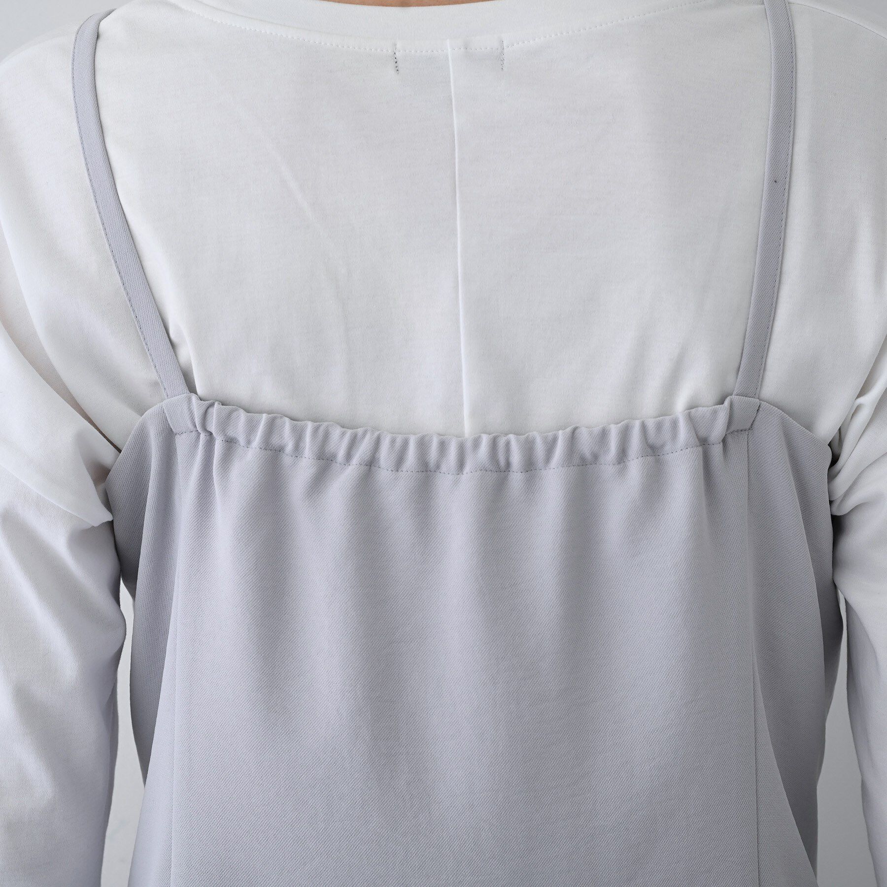 INDIVI「【着る日傘/遮熱/UVケア】ビスチェ風キャミトップス」|キャミソール|