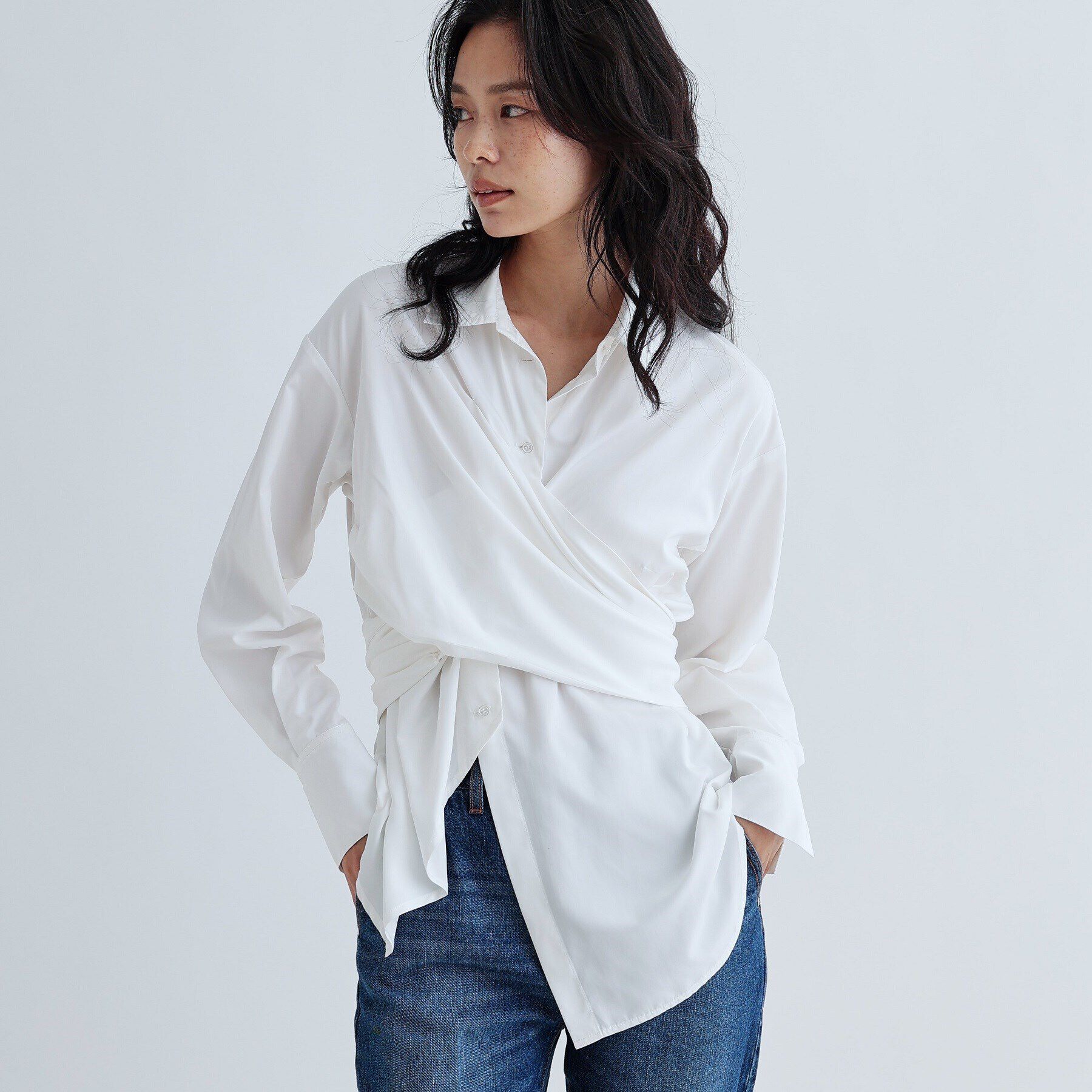 GALLEST「カシュクールシャツ」|シャツ・ブラウス|