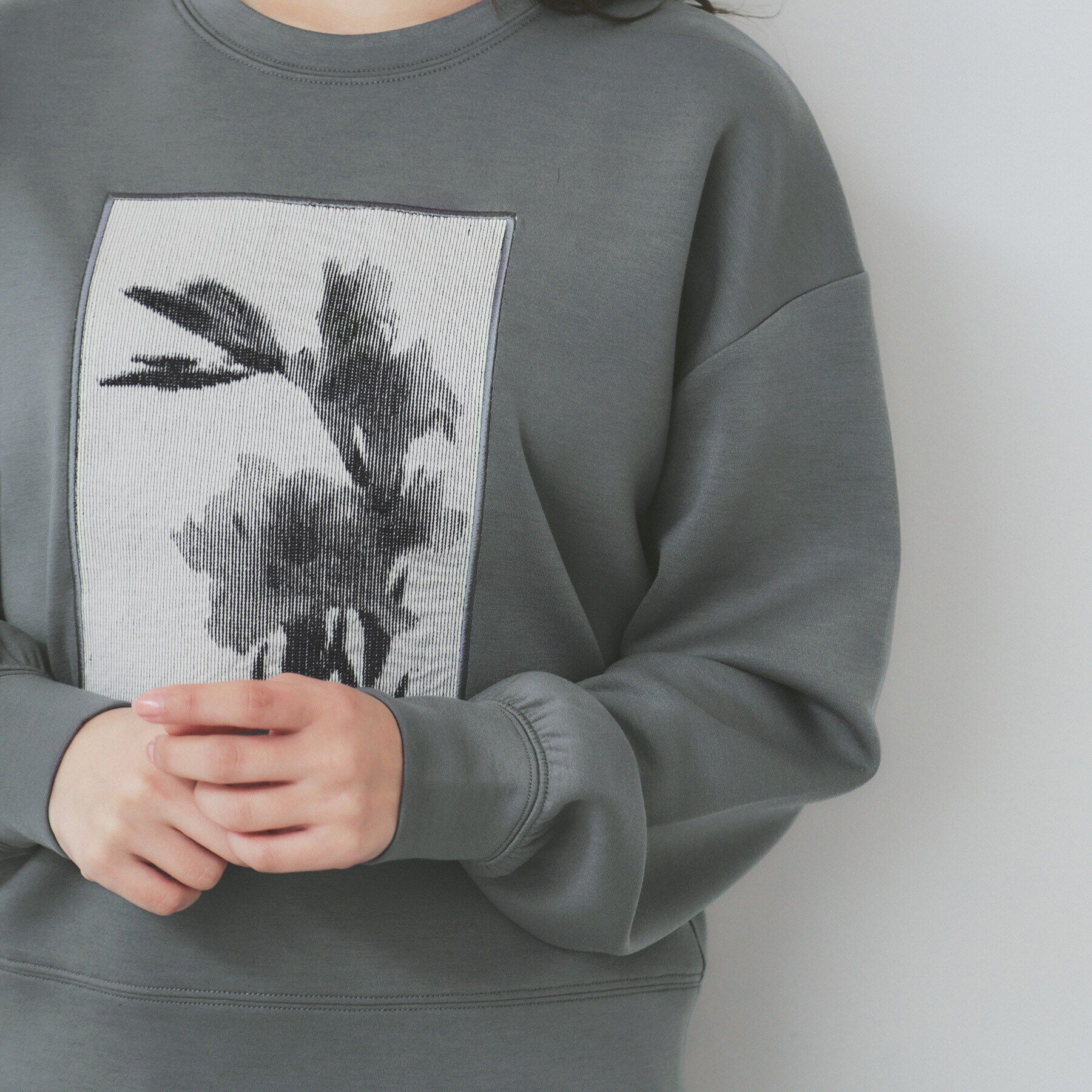 index「フォト刺繍トップス【洗濯機洗い可】」|Tシャツ・カットソー|