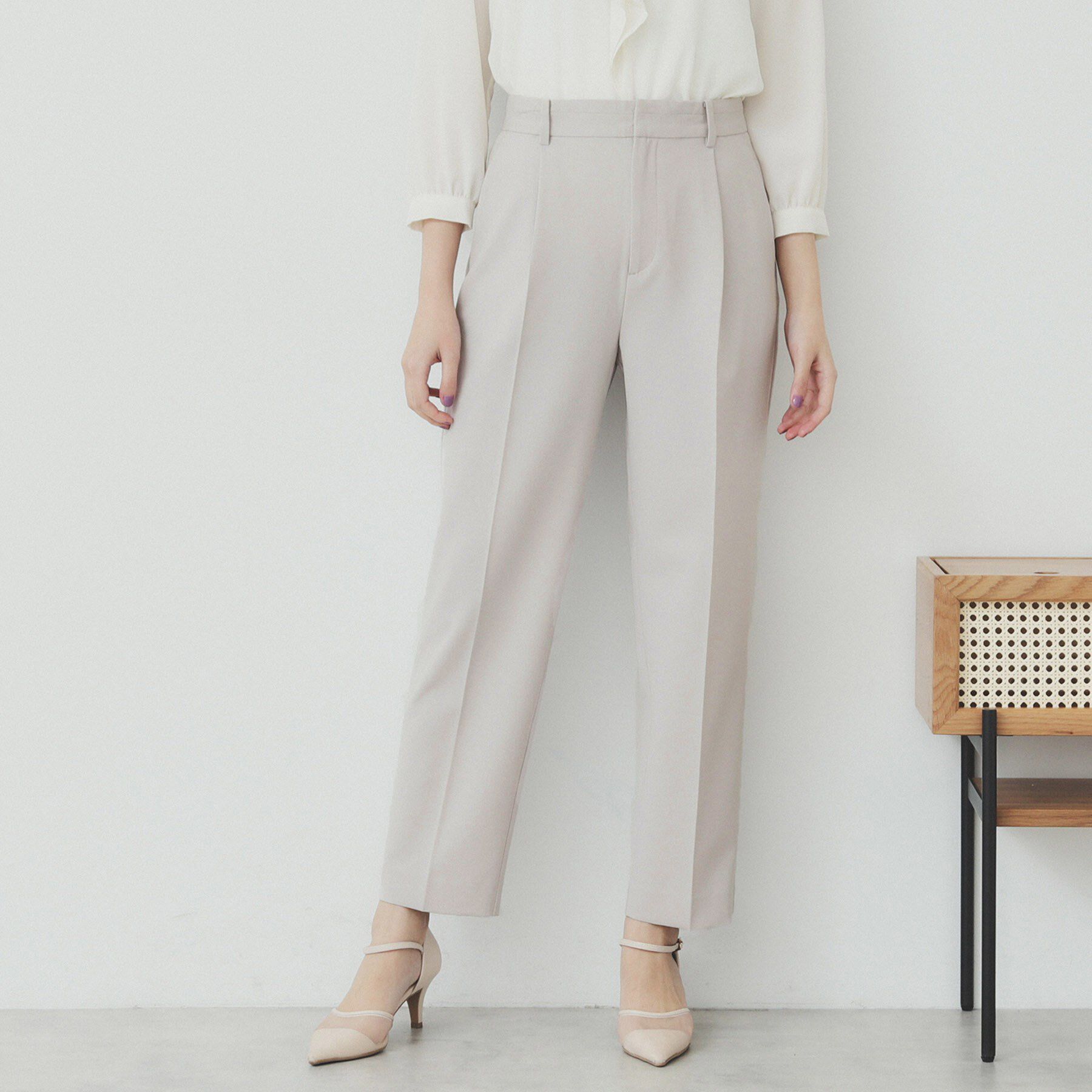 index「ストレッチテーパードパンツ/セットアップ対応可【洗濯機洗い可/イージーアイロン/抗ピル】」|その他|