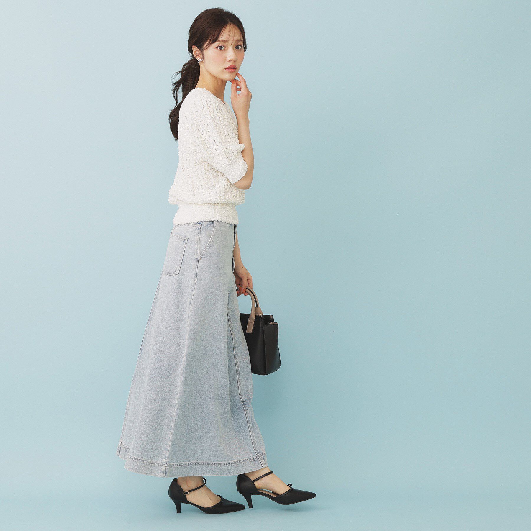 index「ポップコーンラメシアーニット【洗濯機洗い可/抗ピル】」|ニット・セーター|