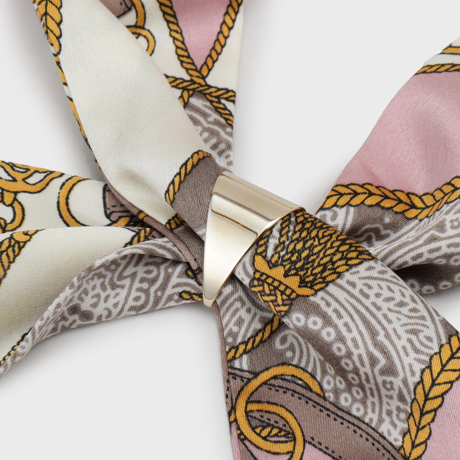 OPAQUE.CLIP「【スカーフリング付き】柄アソートスカーフ」|ストール|