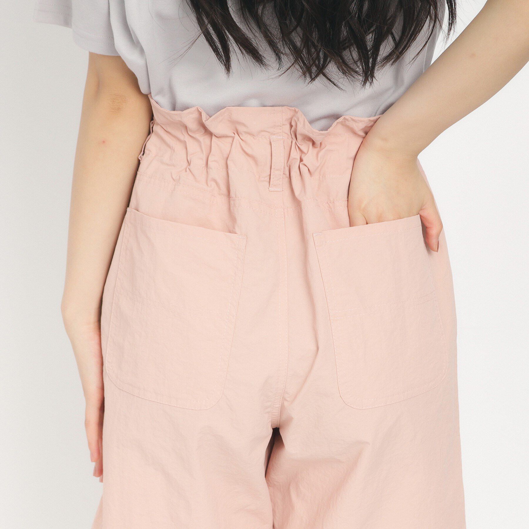 PINK-latte「【130cmあり】さらっと快適 ナイロンハーフパンツ」|その他|