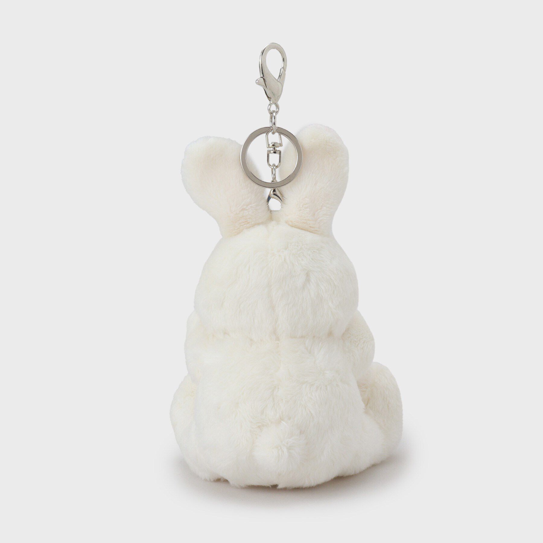 PINK-latte「【イニシャル】うさぎぬいぐるみチャーム」|キーケース|