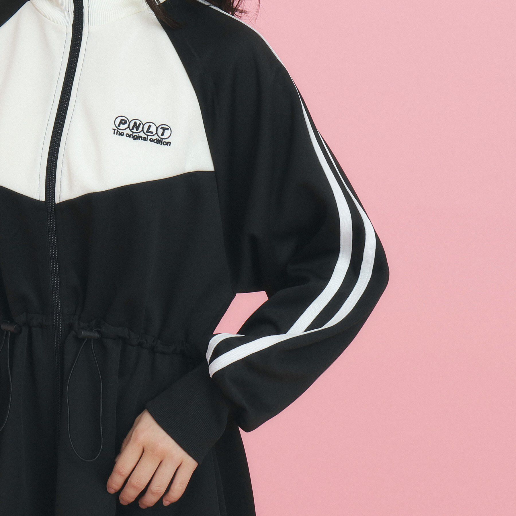 PINK-latte「【韓国っぽ】ニュートロ ジャージドレス」|ワンピース|