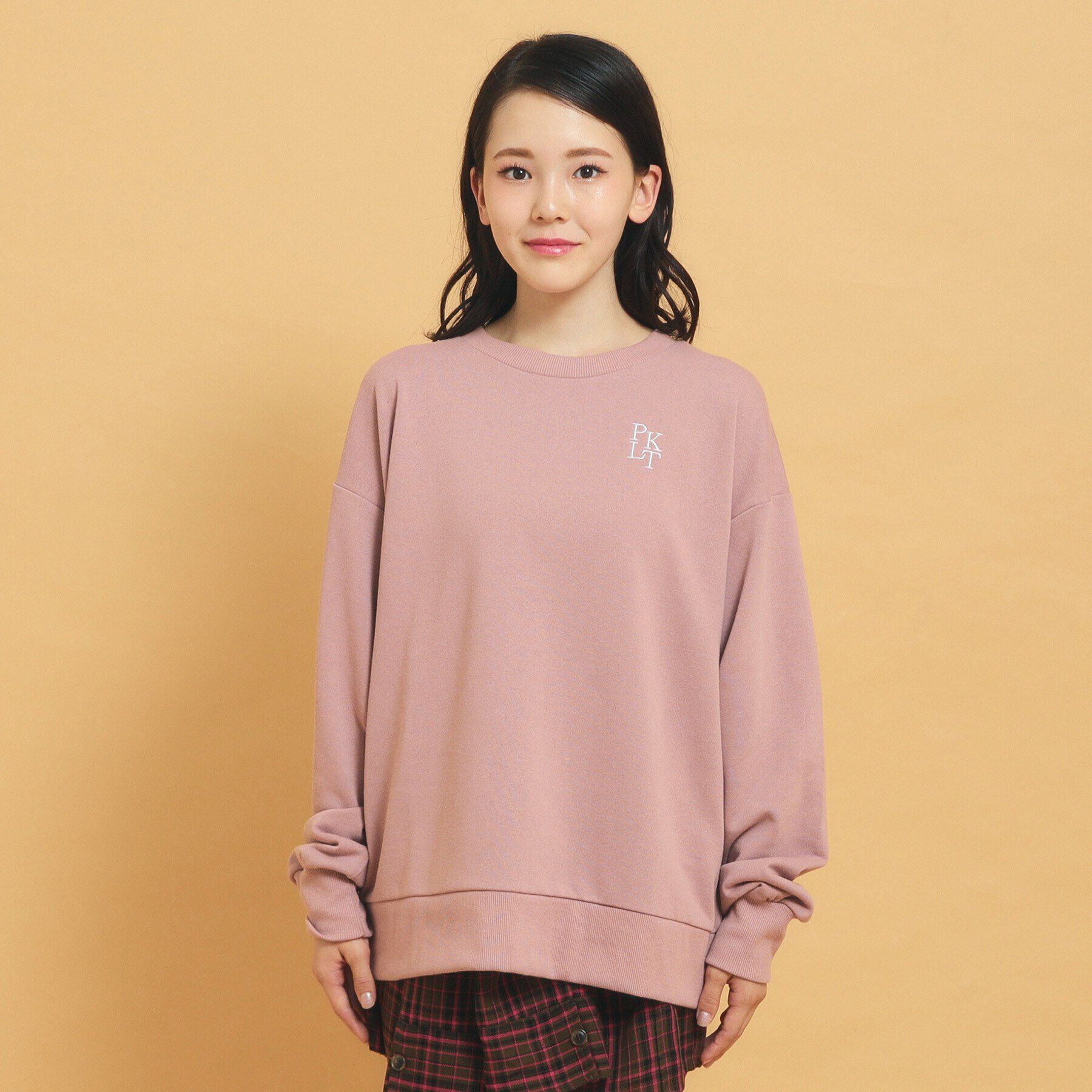 PINK-latte「秋冬マストアイテム クマ裏毛スウェット」|Tシャツ・カットソー|