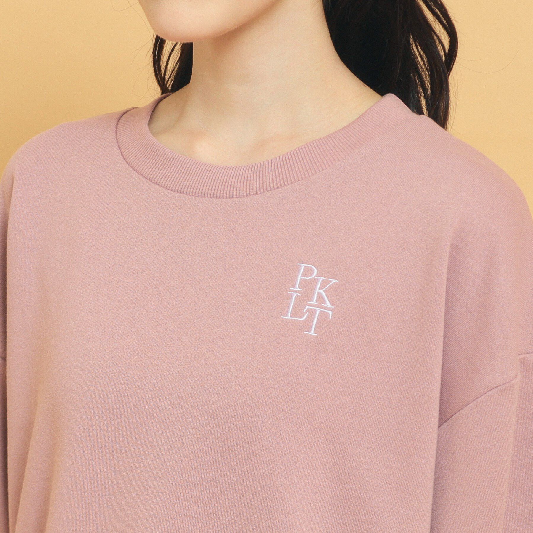 PINK-latte「秋冬マストアイテム クマ裏毛スウェット」|Tシャツ・カットソー|