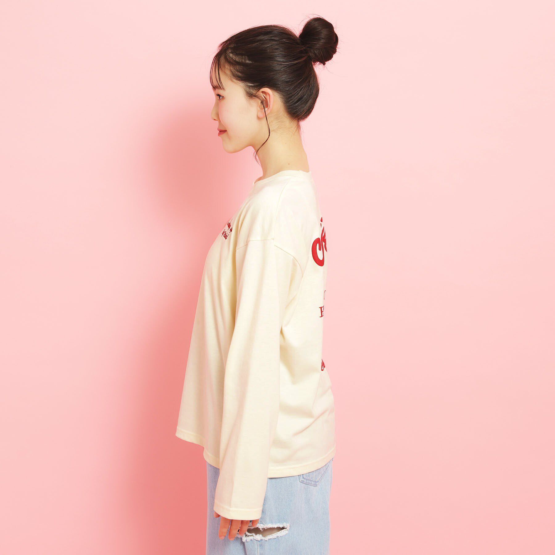 PINK-latte「【定番】クマちゃんロンT」|Tシャツ・カットソー|