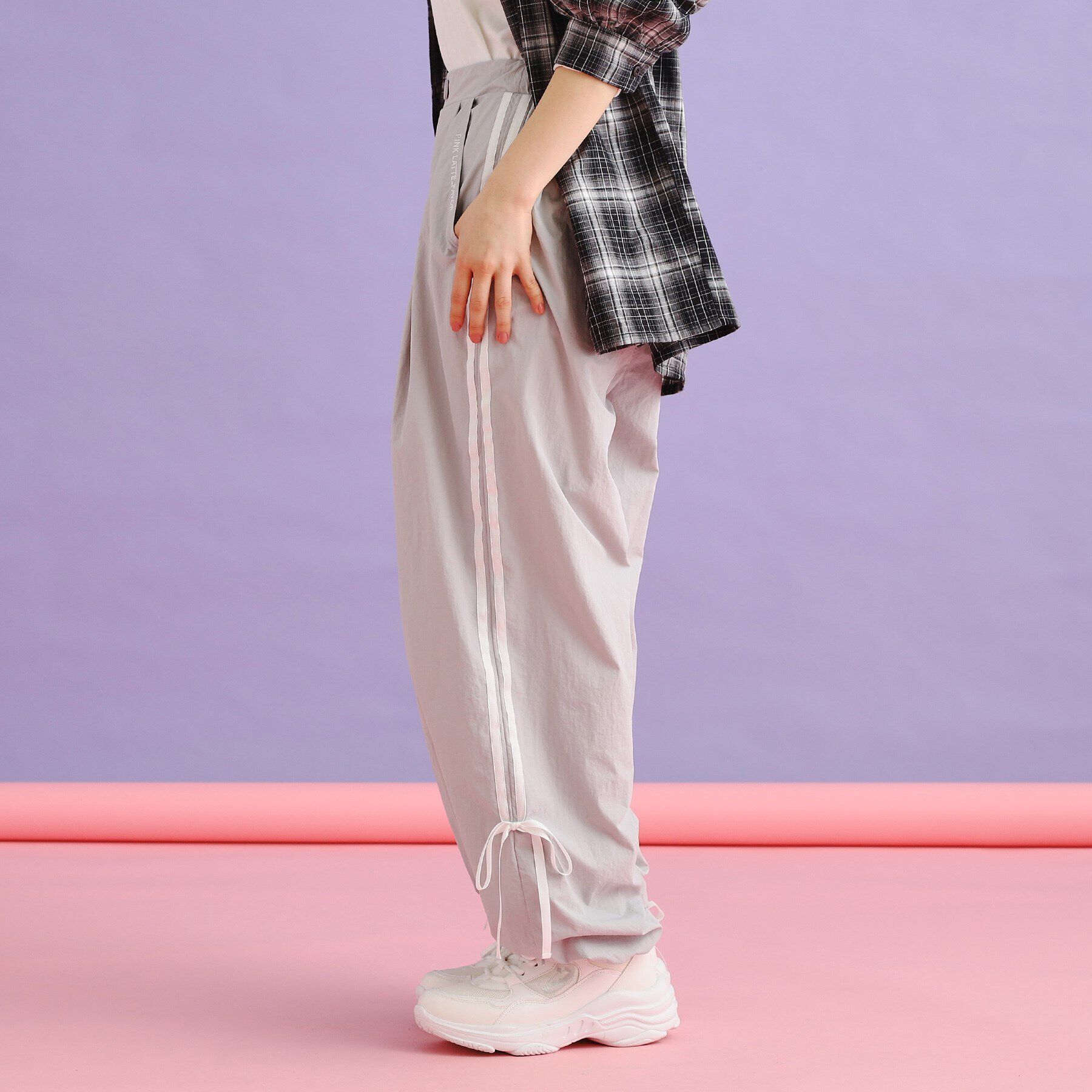 PINK-latte「ラインリボンシャカパンツ」|その他|