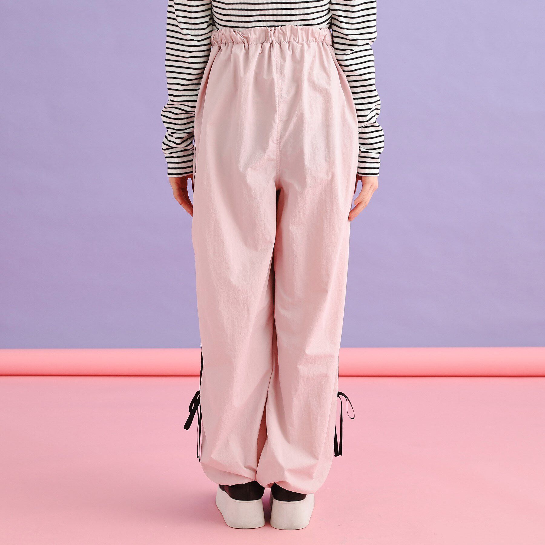 PINK-latte「ラインリボンシャカパンツ」|その他|