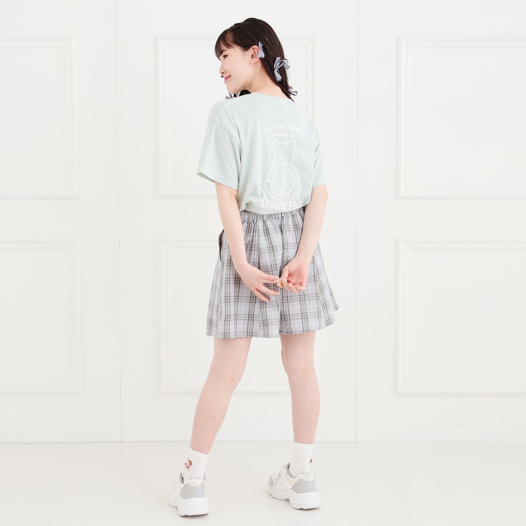 PINK-latte「くまちゃんTシャツ」|Tシャツ・カットソー|