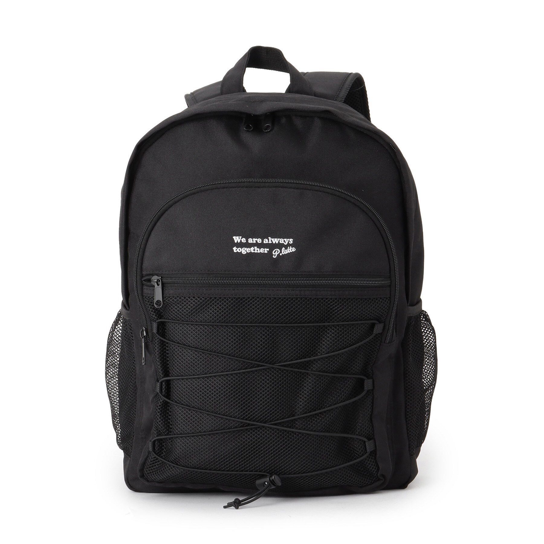 PINK-latte「【本体容量約20L】ドローメッシュリュック」|リュック|