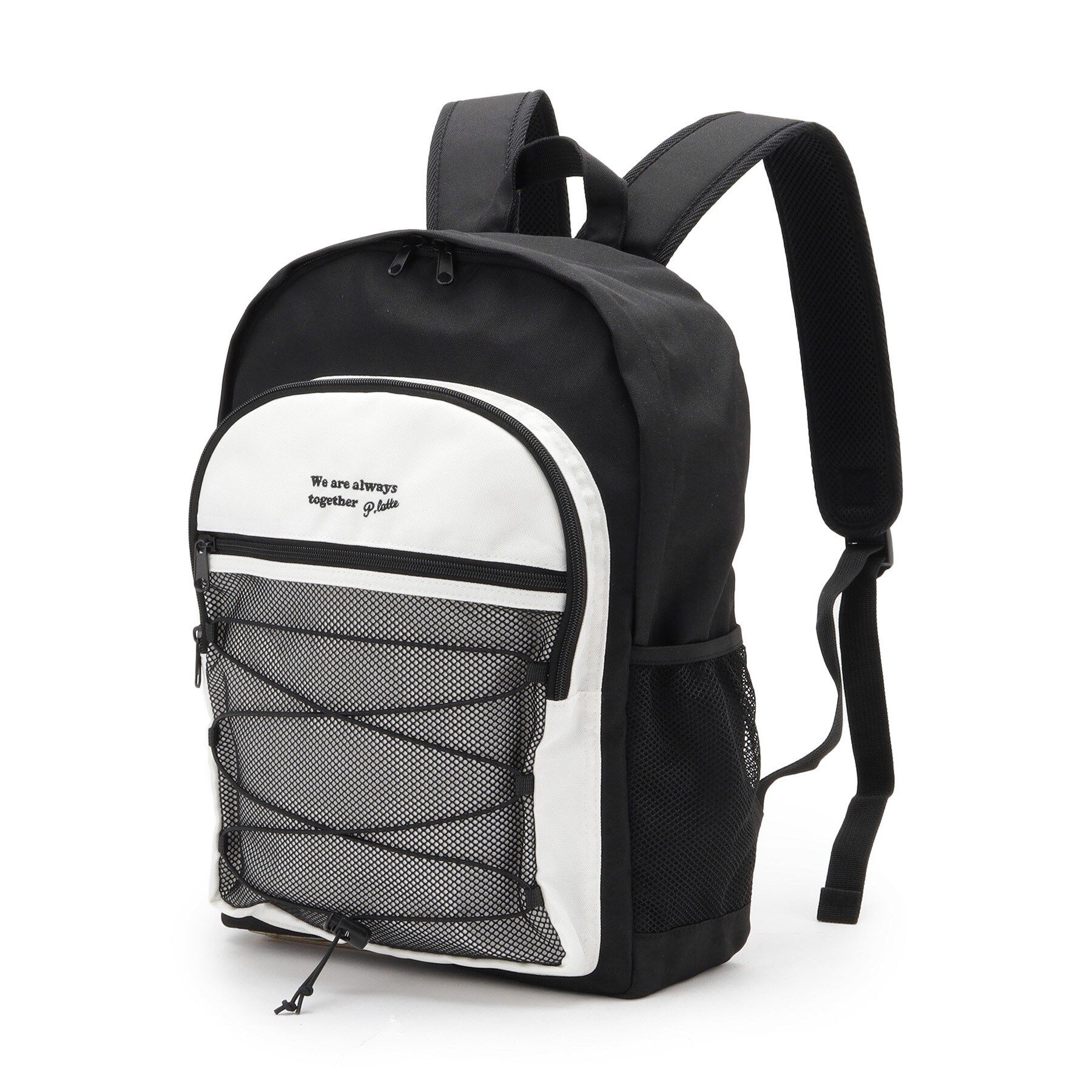 PINK-latte「【本体容量約20L】ドローメッシュリュック」|リュック|