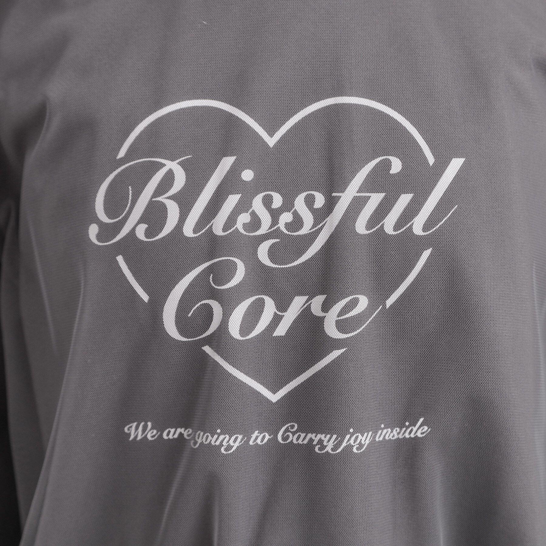 PINK-latte「チュール重ねミニ裏毛トレーナー」|その他|