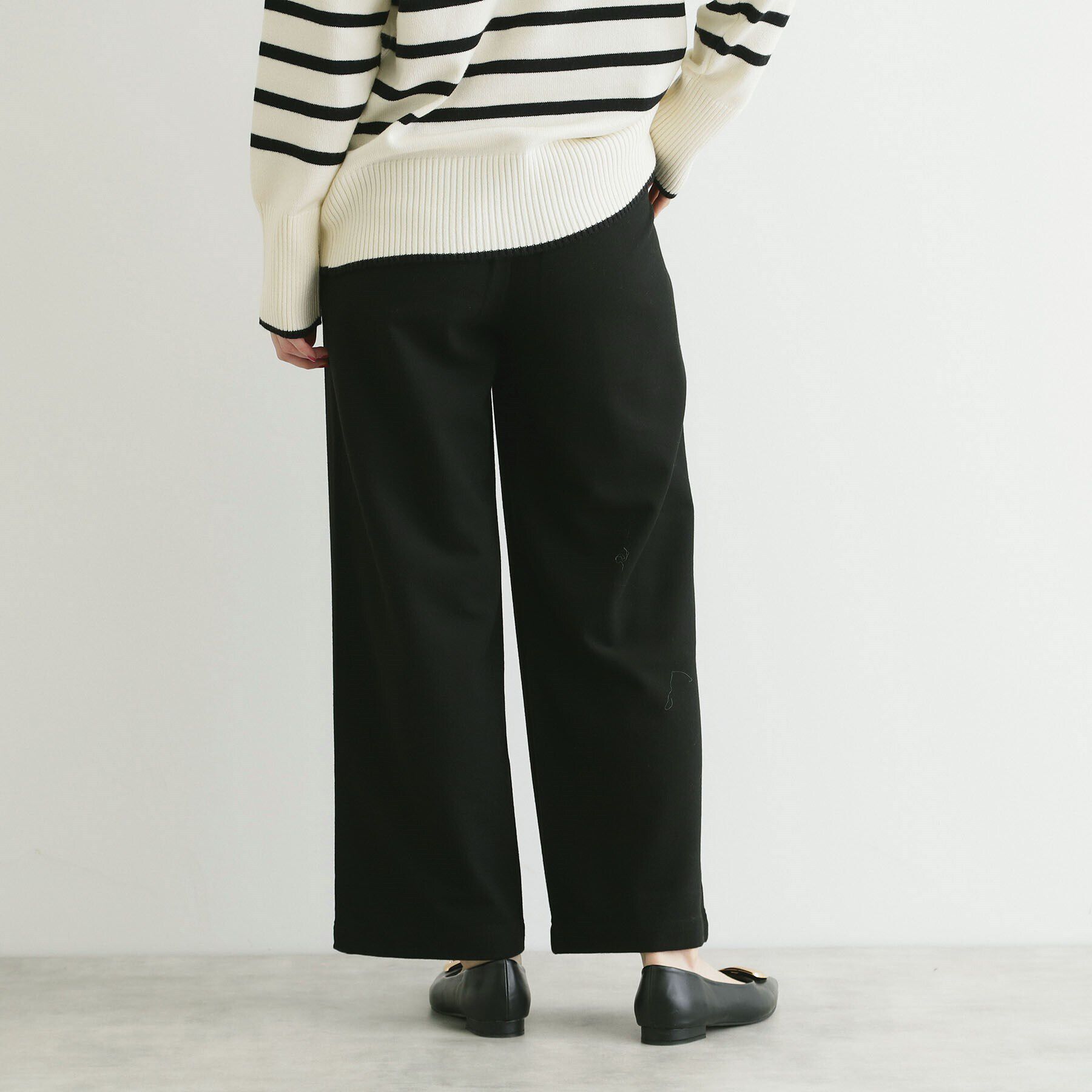 THE SHOP TK「【＠BAILA掲載】両面起毛ベーシックワイドパンツ/洗える」|その他|