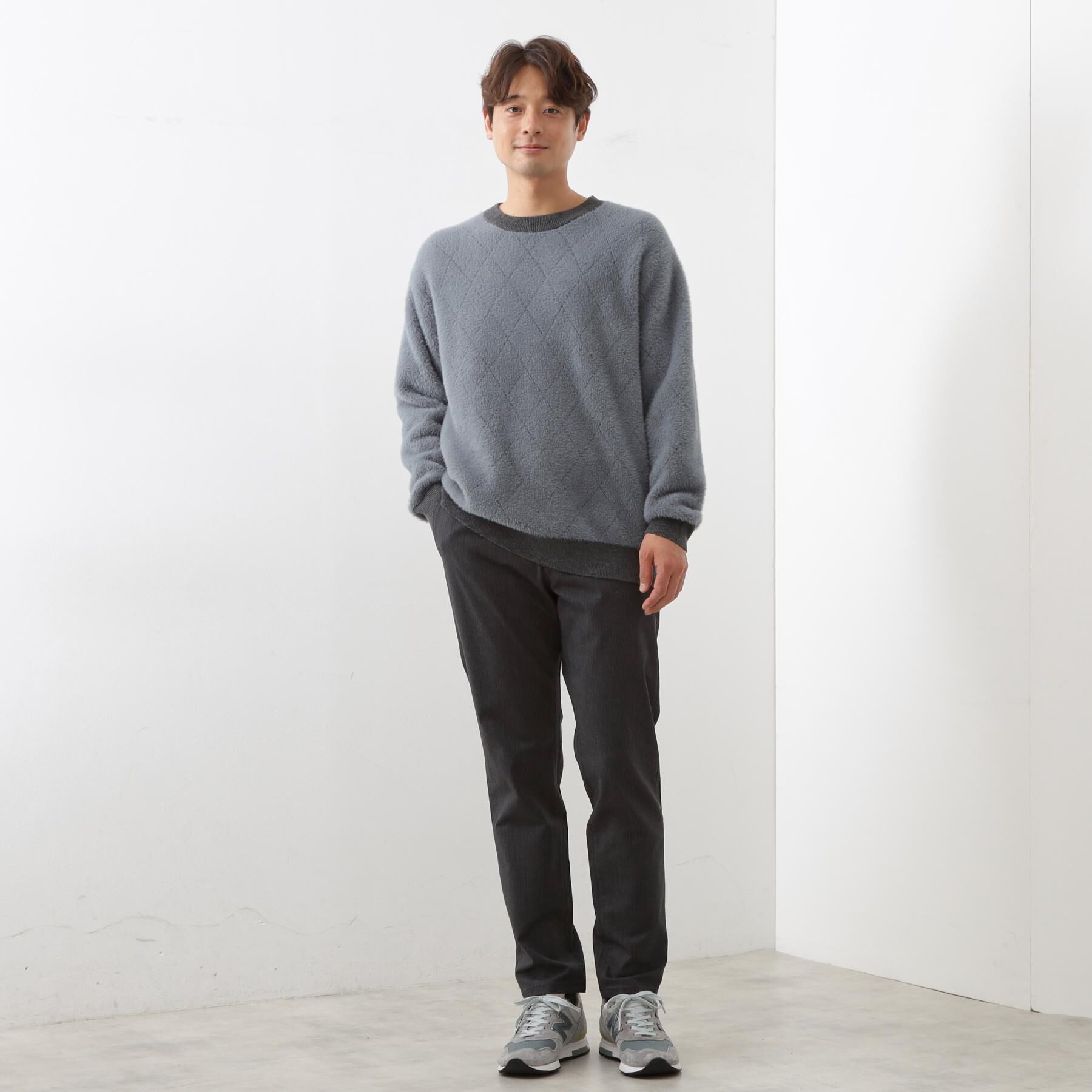 THE SHOP TK「【オールシーズン穿ける！】7DAYSストレッチへリンボンパンツ　ON&hArr;OFF兼用」|その他|