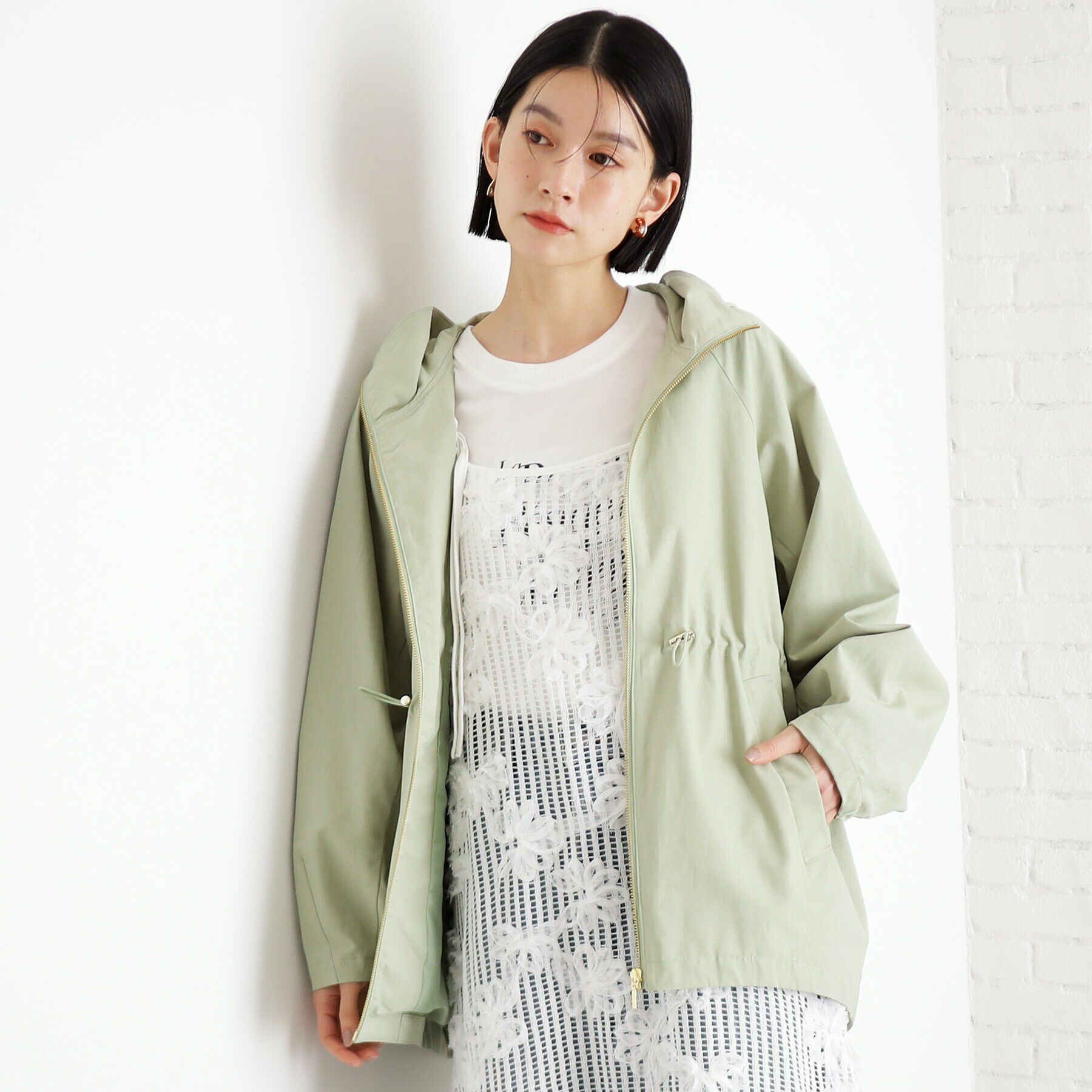 THE SHOP TK「【撥水】ウエストドロストマウンテンパーカ」|ブルゾン・スタジャン|