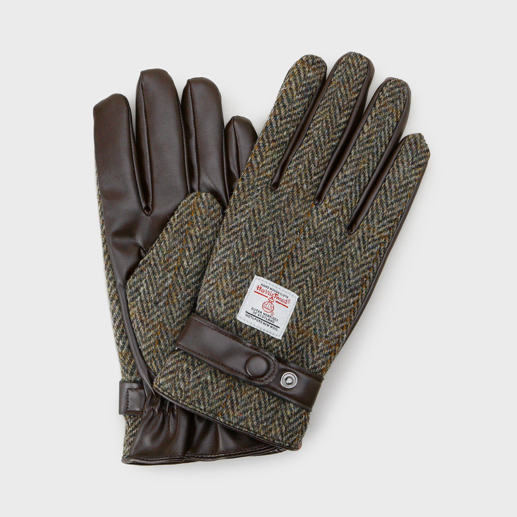 THE SHOP TK「【HARRIS TWEED／ハリスツイード】ハリスツイードグローブ」|手袋|モカブラウン(042