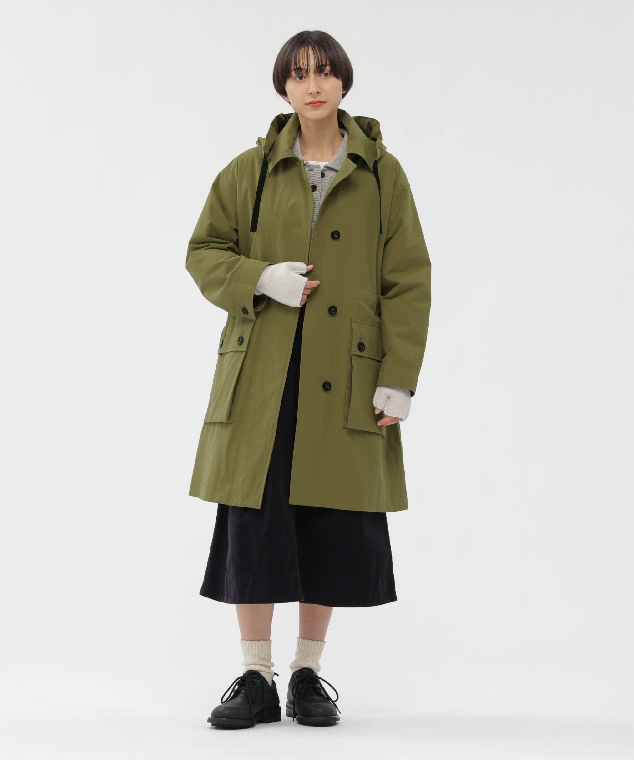 MHL.「FELTED DRY WOOL」|手袋|