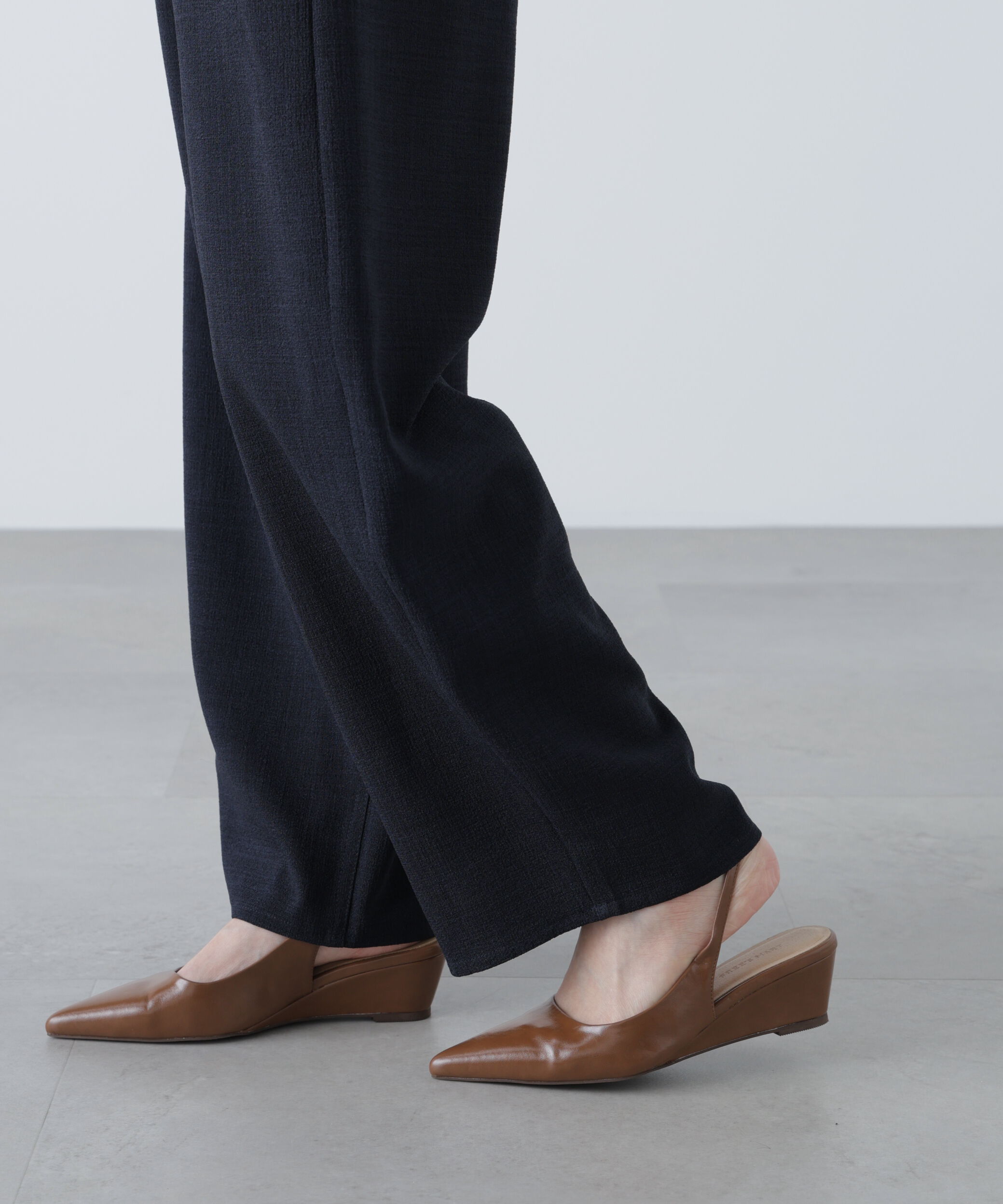  「ローウェッジパンプス」|その他|ブラウン