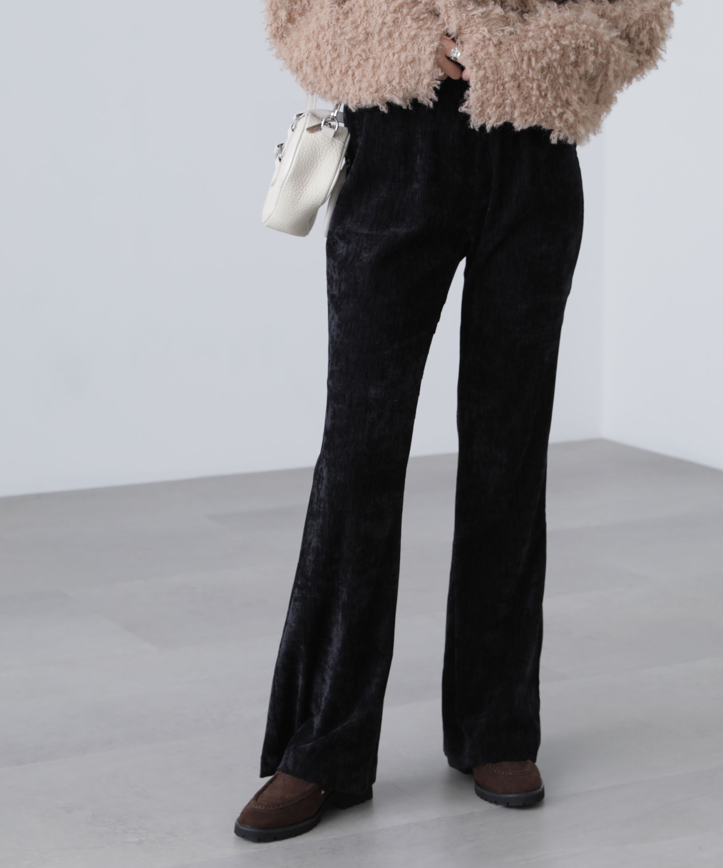  「ベロアフレアレギンスパンツ」|その他|