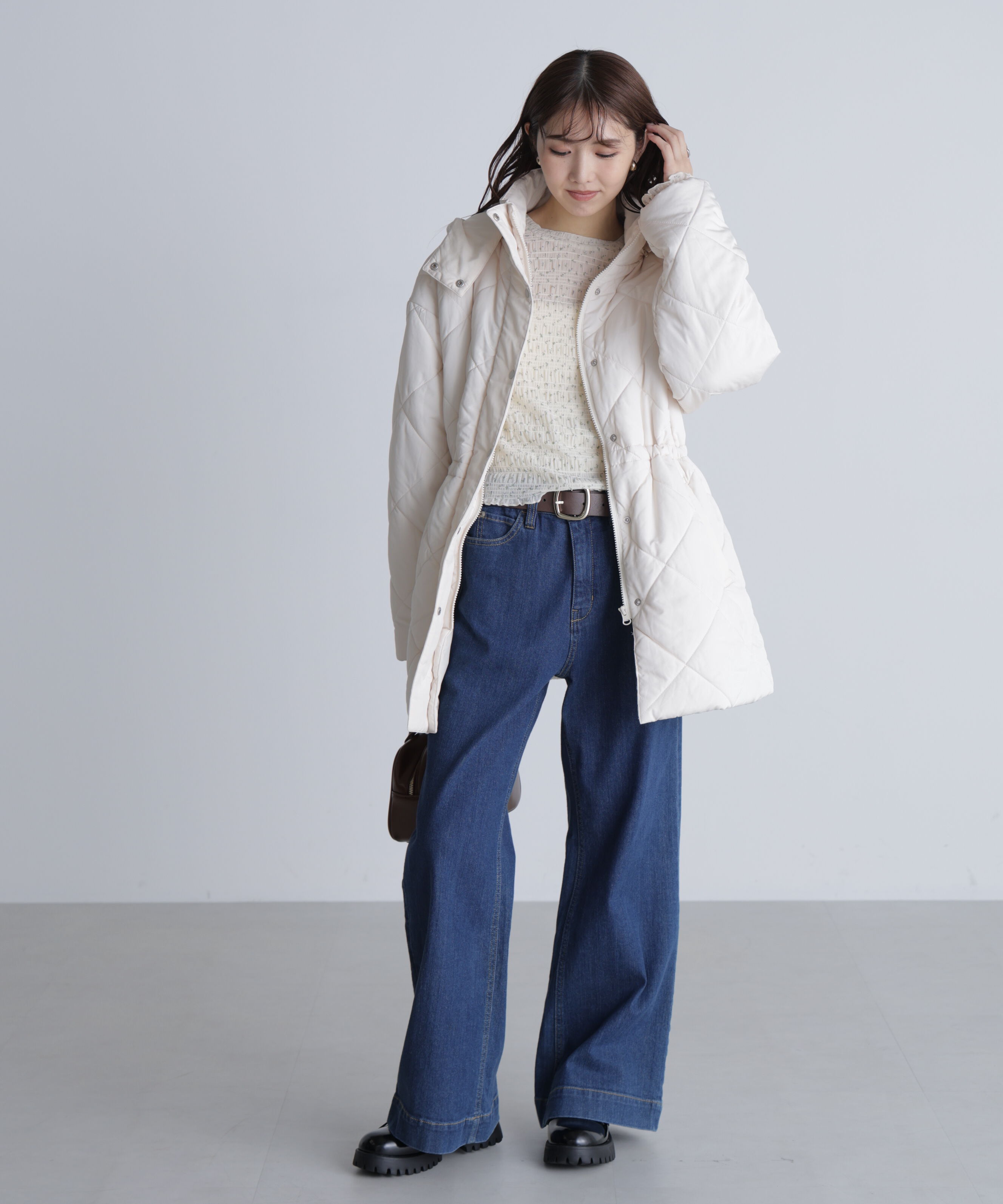  「長袖レースカットソー」|Tシャツ・カットソー|