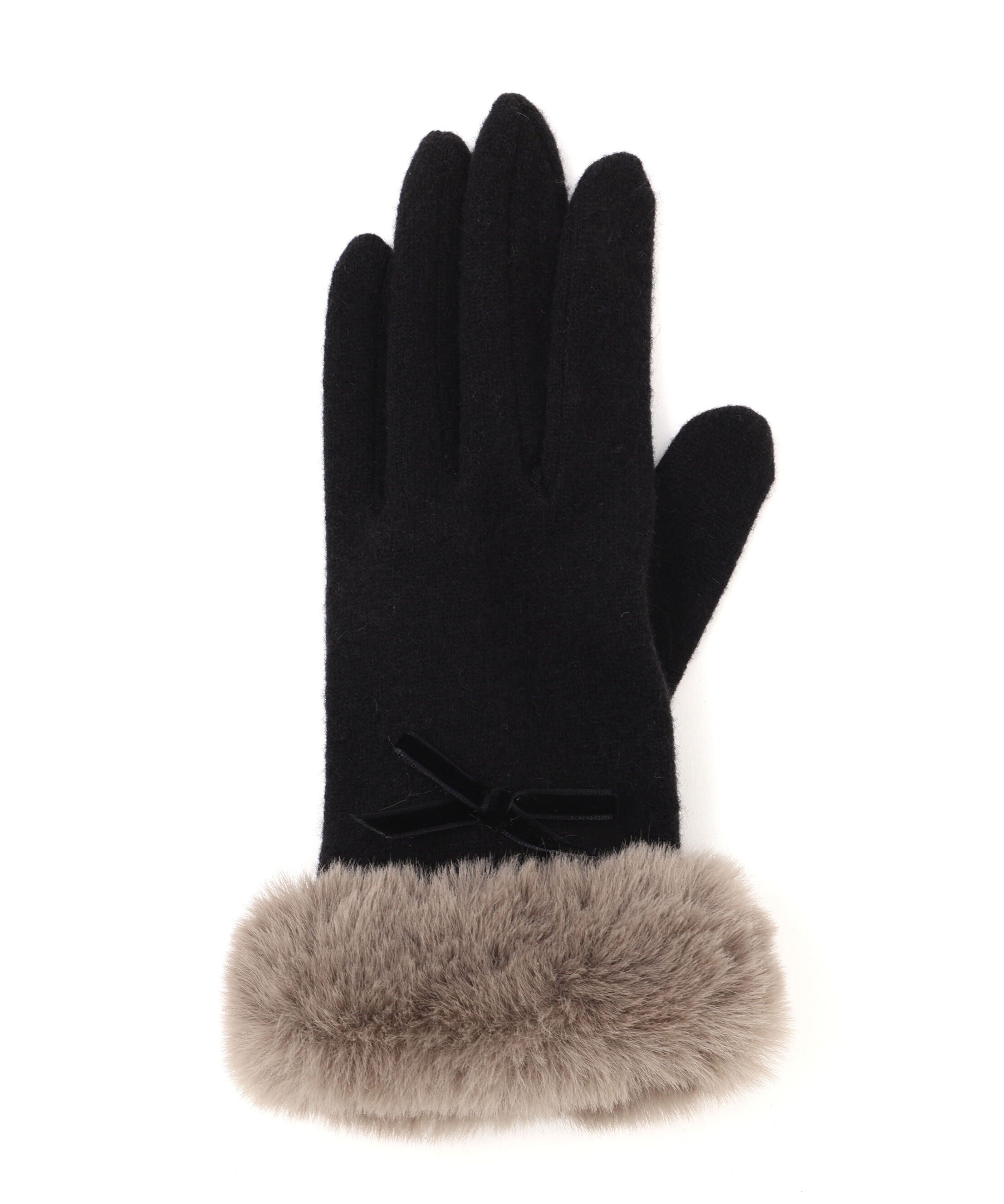  「ベロアリボンジャージーグローブ」|手袋|