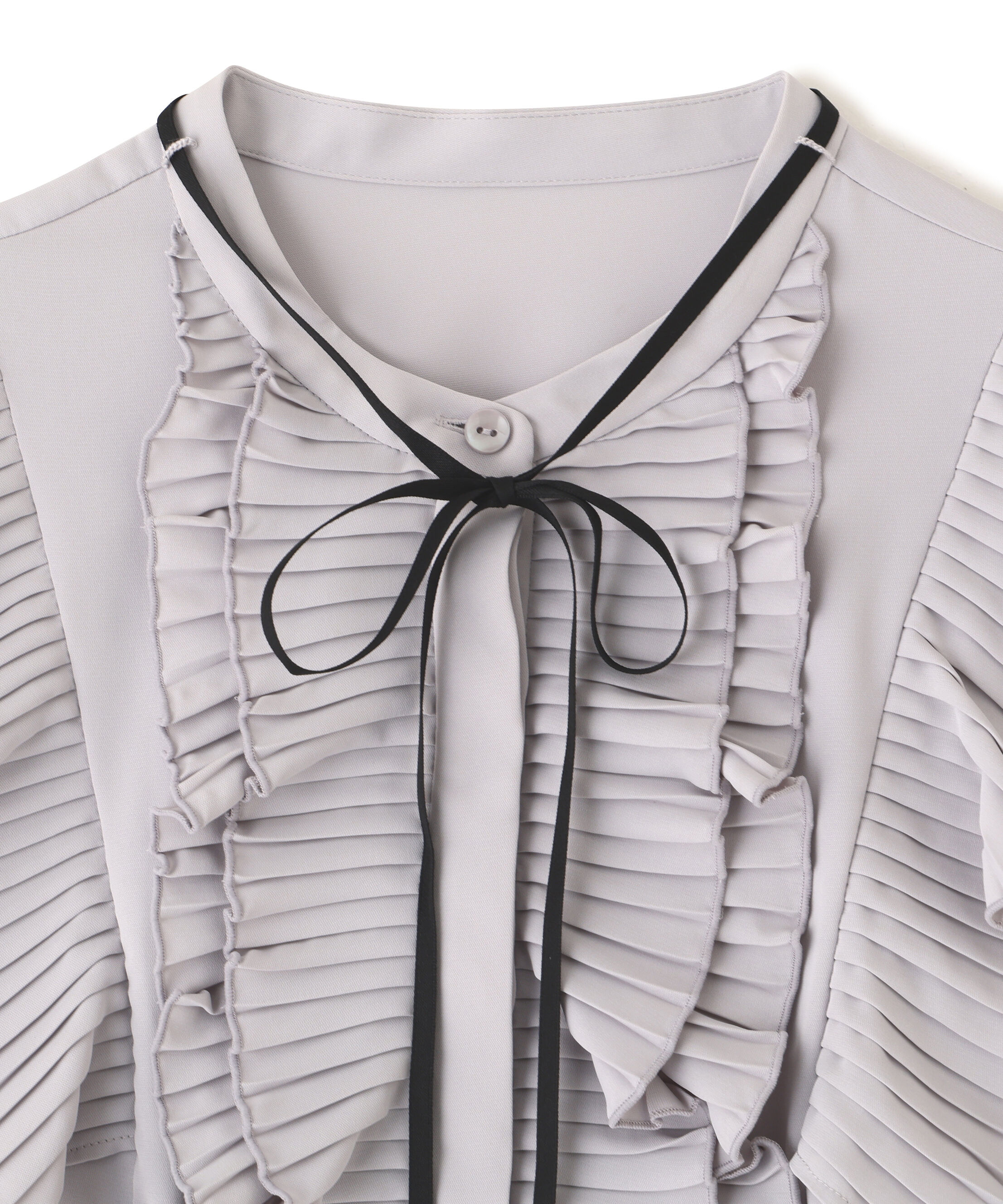  「プリーツフリルブラウス」|シャツ・ブラウス|