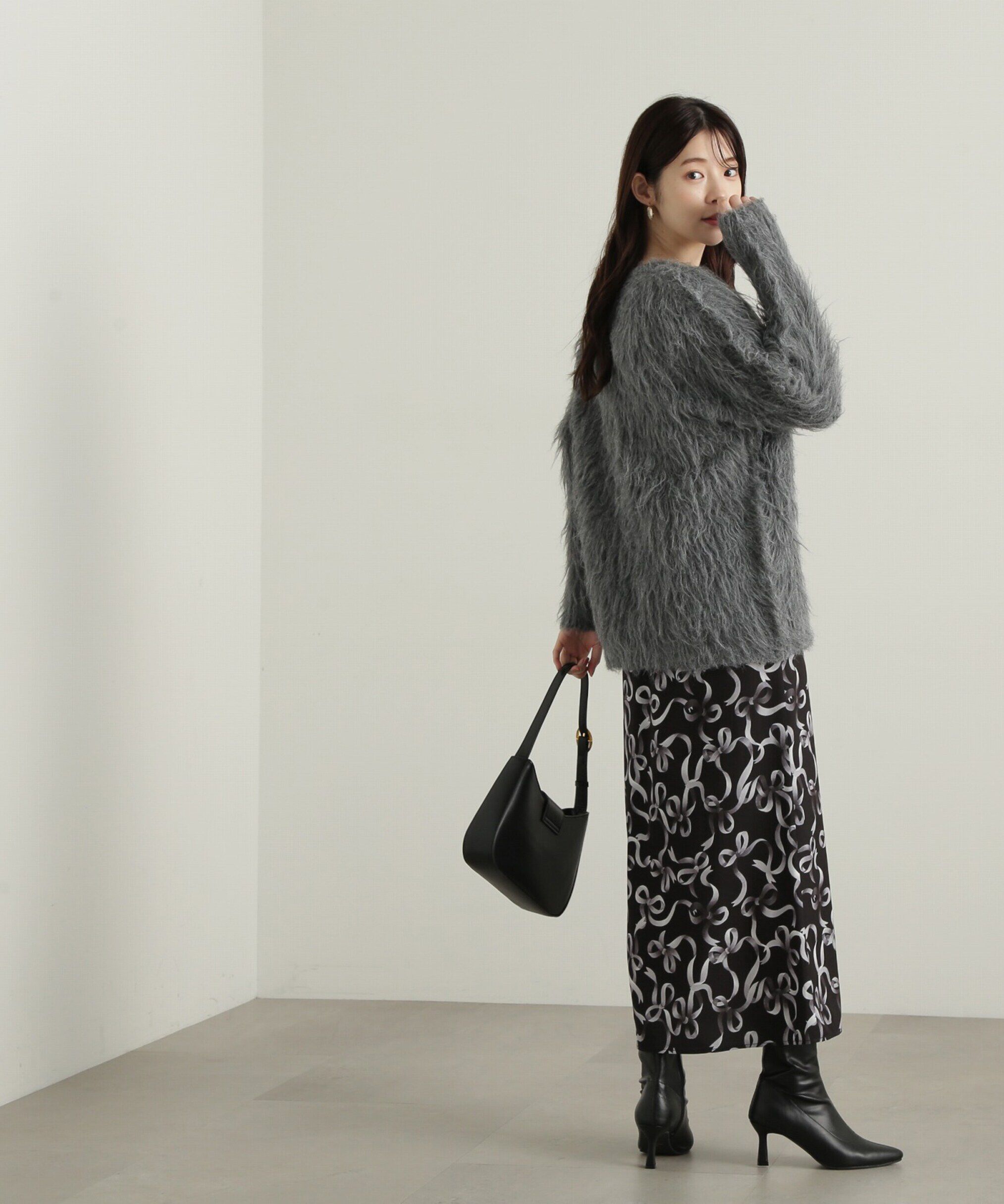 PROPORTION BODY DRESSING「リボン柄ナロースカート　24AW」|スカート|