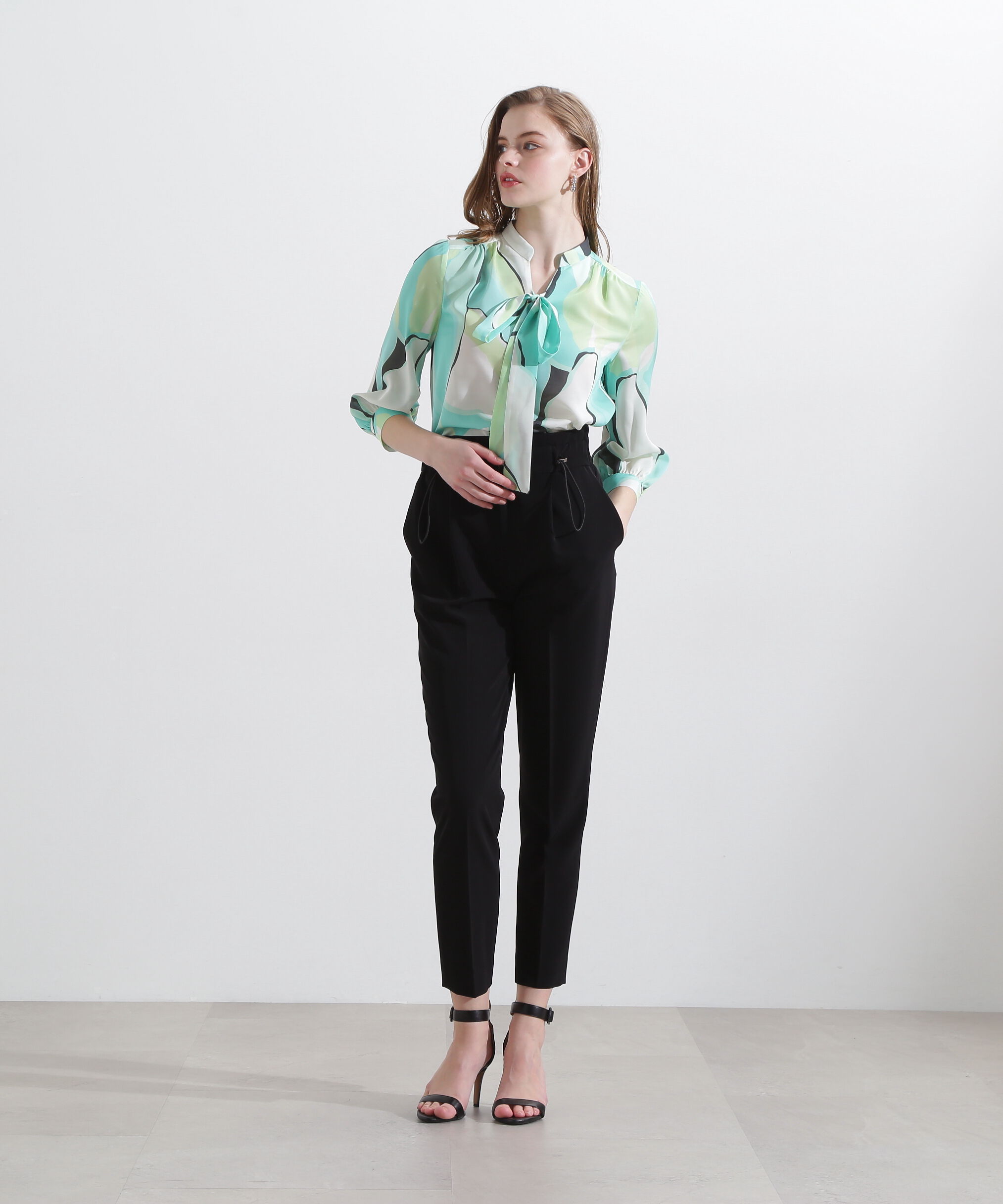  「◆マルチカラープリントブラウス」|シャツ・ブラウス|