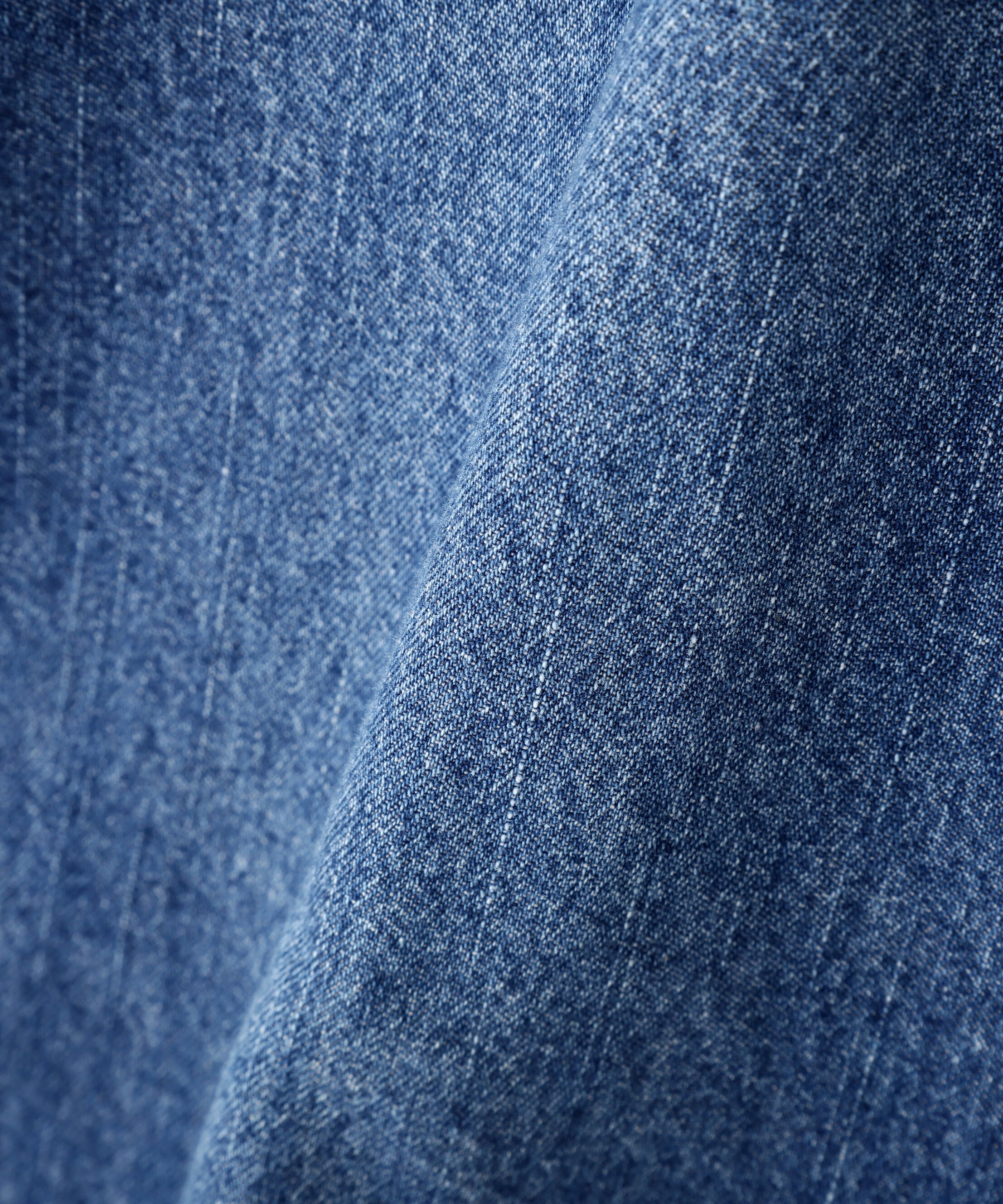  「ネックリボンデニムシャツ」|シャツ・ブラウス|