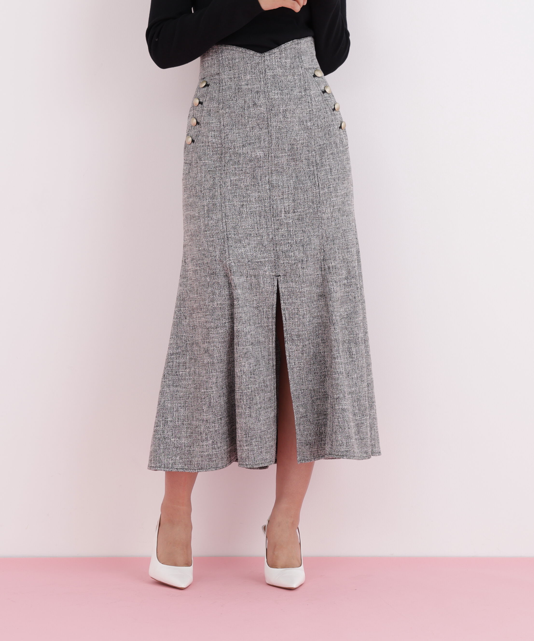  「ミックスブッチャーマーメイドスカート」|スカート|