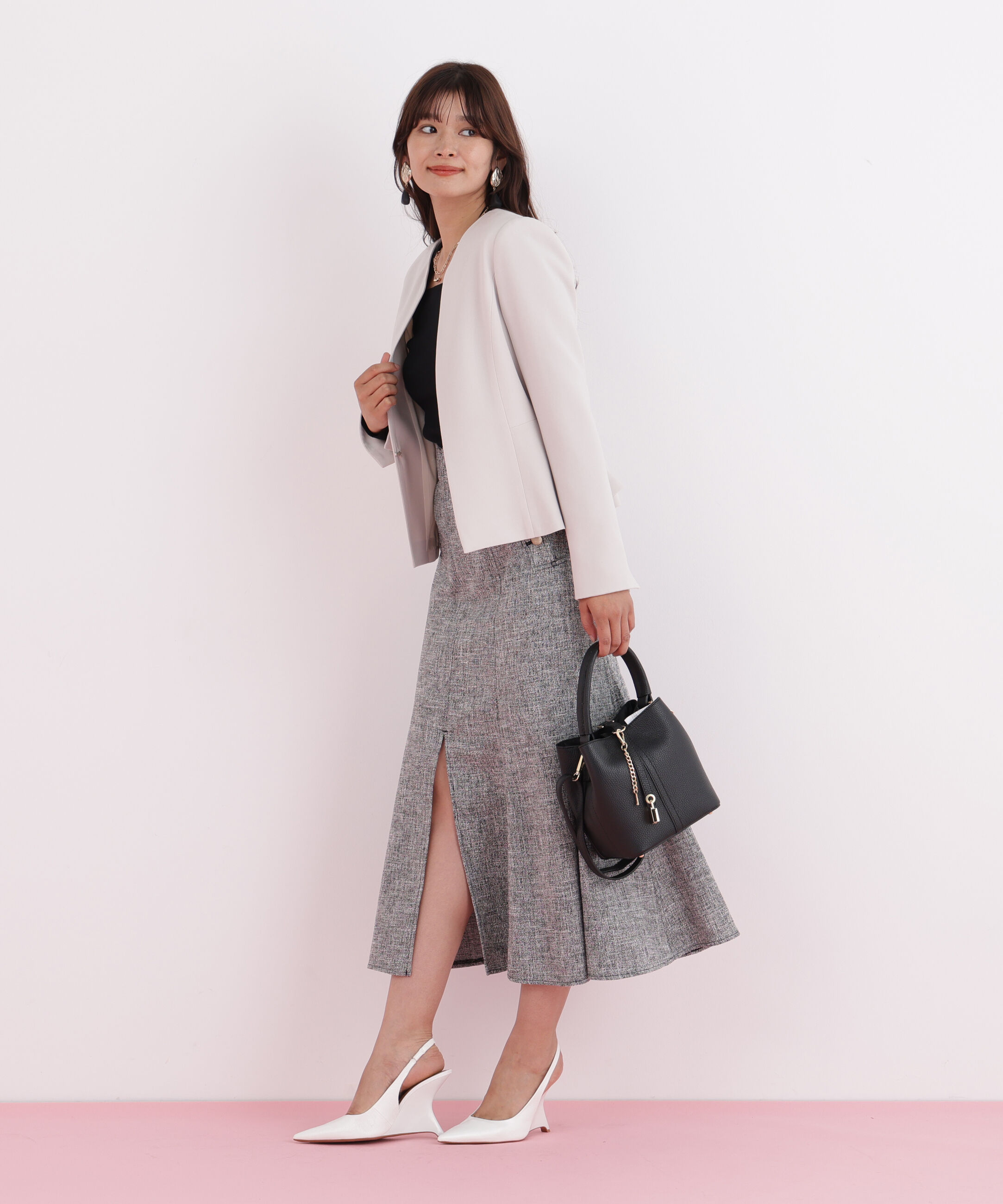  「ミックスブッチャーマーメイドスカート」|スカート|