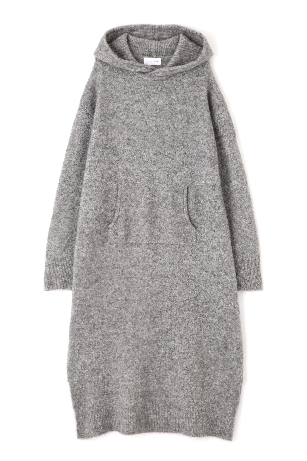  「◆モヘア混フーディーニットワンピース」|ワンピース|