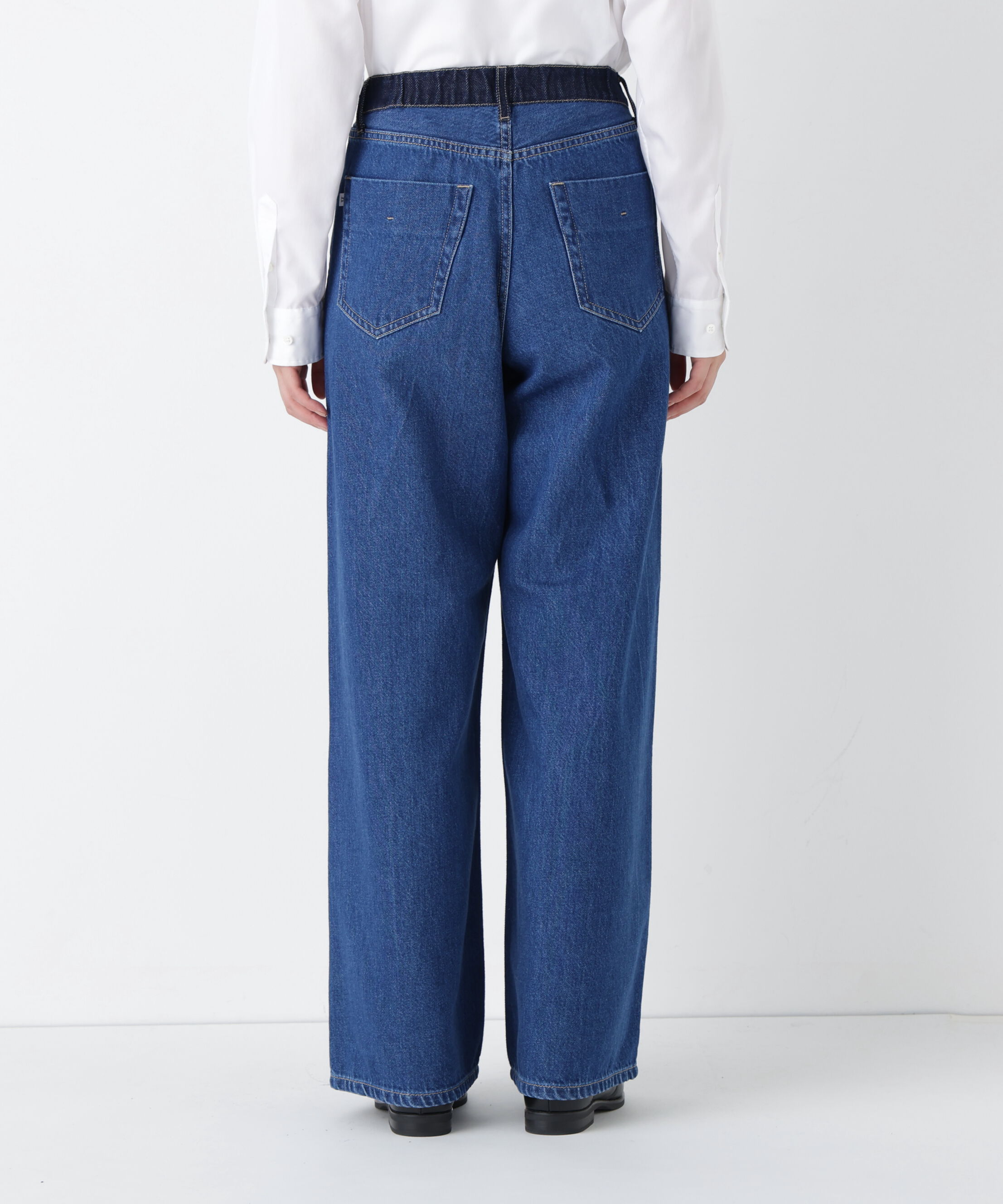  「◆ソフトデニムセミワイドパンツ」|その他|