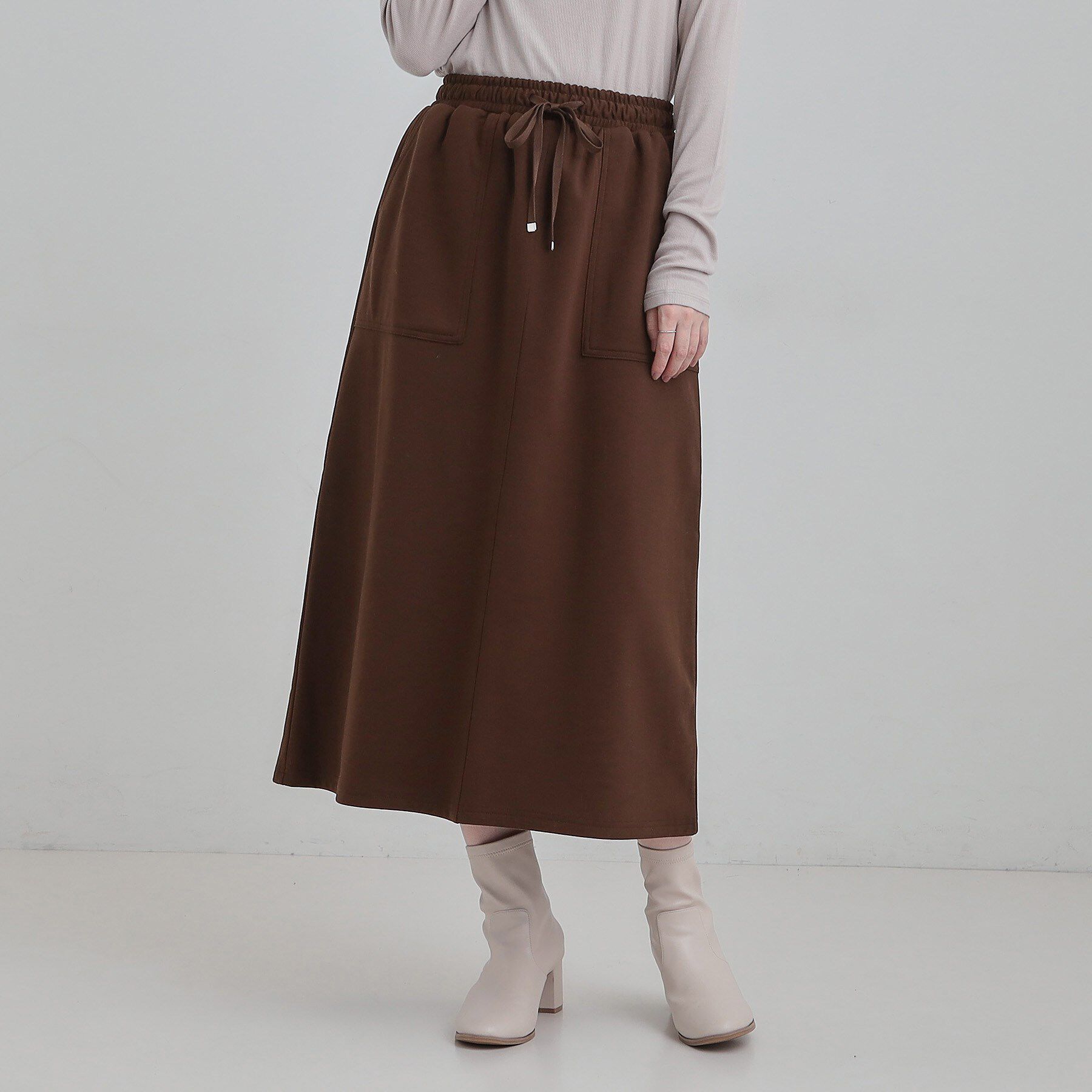 SHOO･LA･RUE「【あったか】ベイカー風スカート」|スカート|