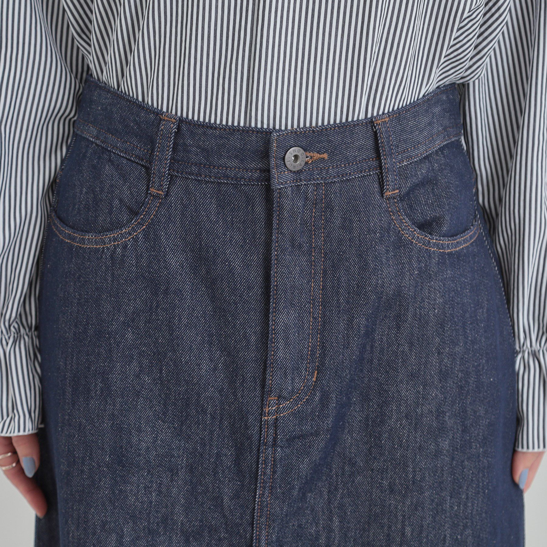 SHOO･LA･RUE「【SHOO・LA・RUE DENIM】シンプルだから使いやすい Aラインスカート」|スカート|