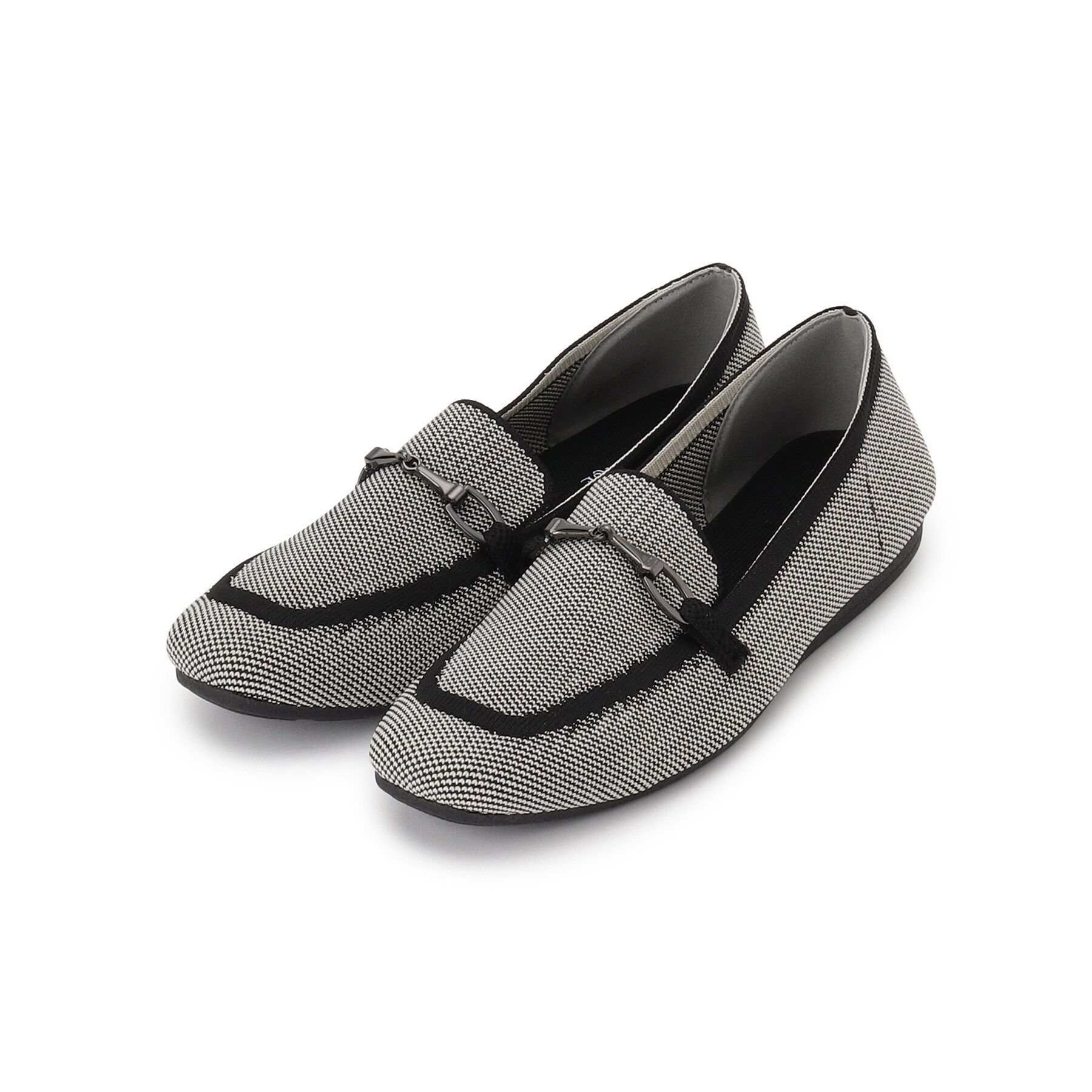 SHOO･LA･RUE「【洗える】ニットローファー」|その他|ベージュ(152)