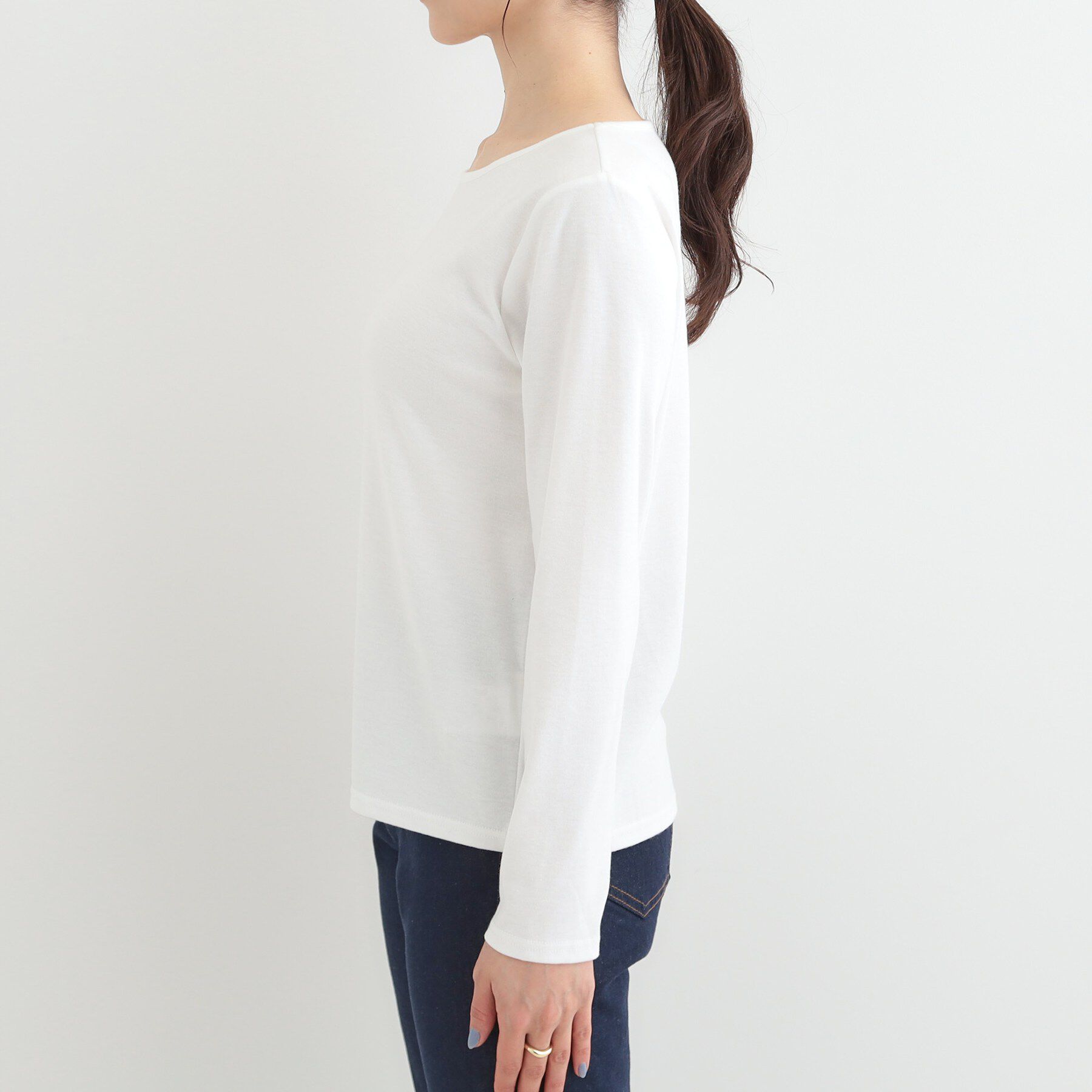 SHOO･LA･RUE「【2点セット】ポンチョ風スウェードトップス&times;ロンT」|その他|