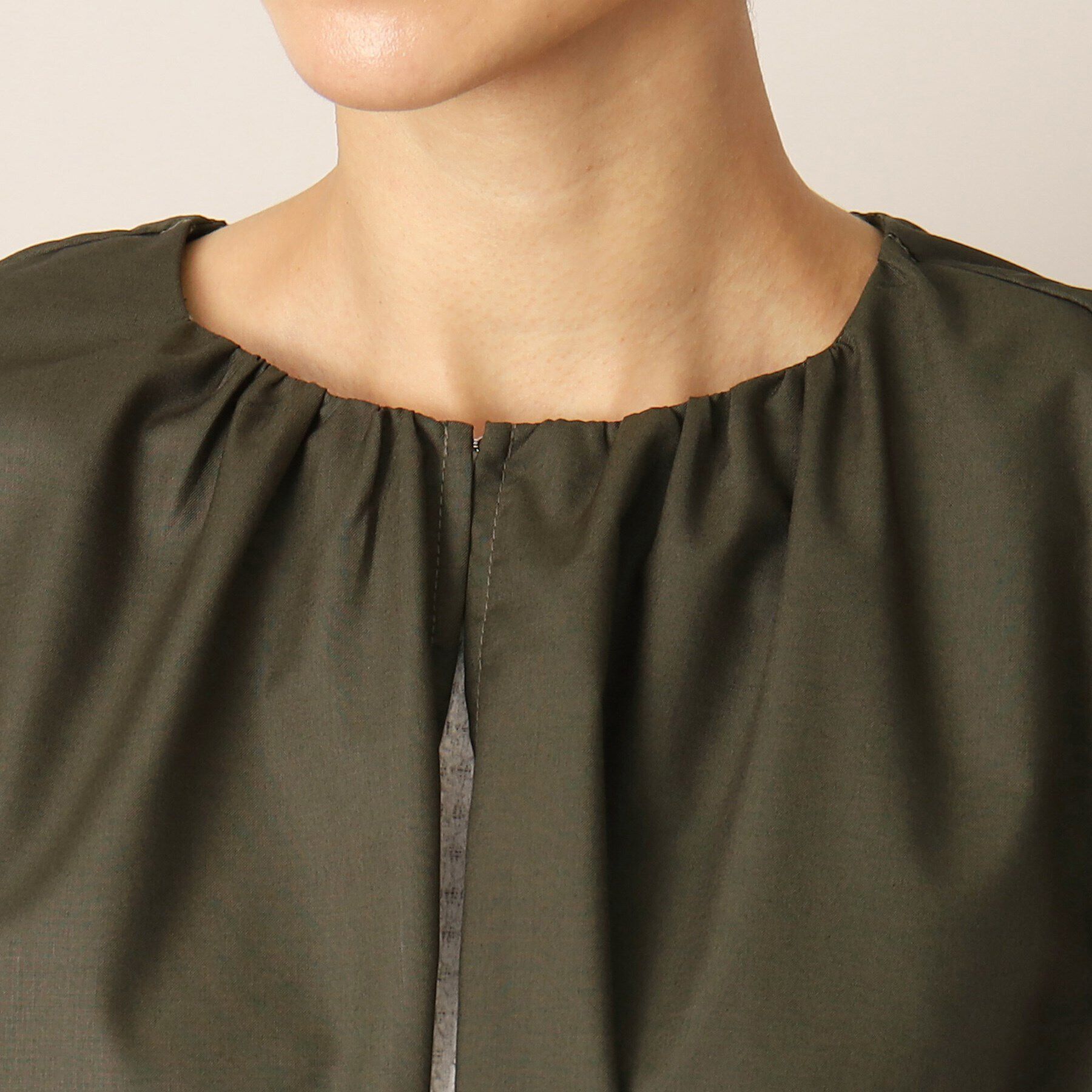 Dessin「【洗える】バルーンスリーブライトブルゾン」|カーディガン|