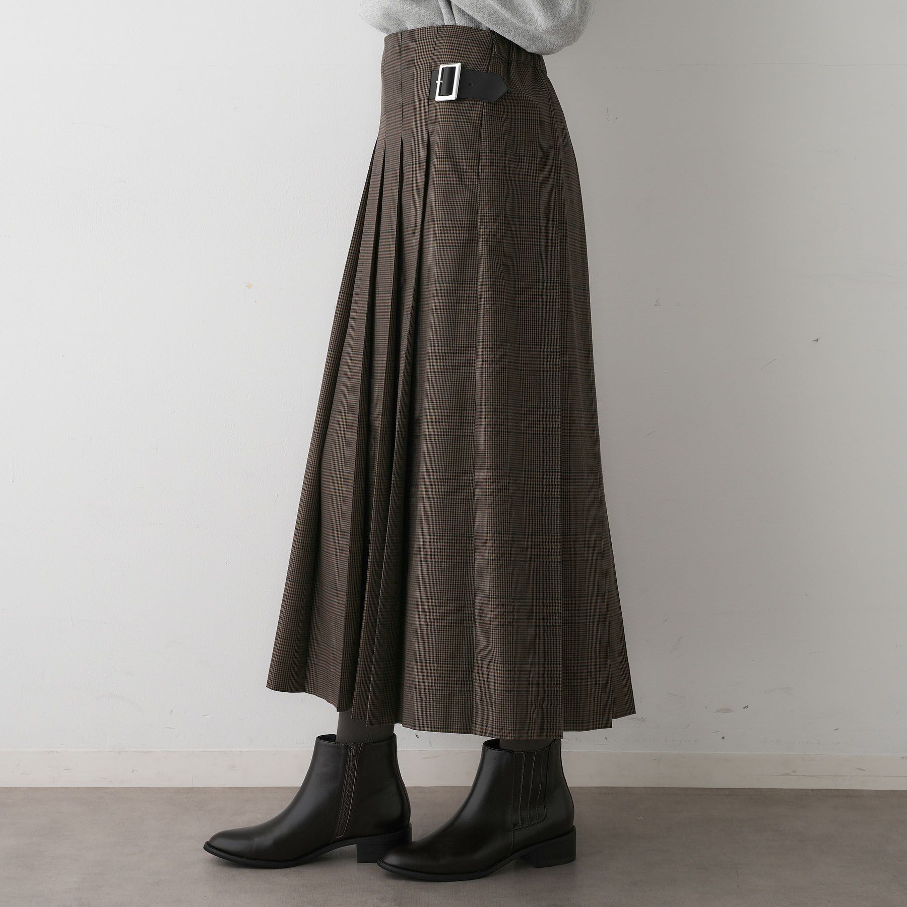 Dessin「【洗える】ワイドプリーツスカート」|スカート|