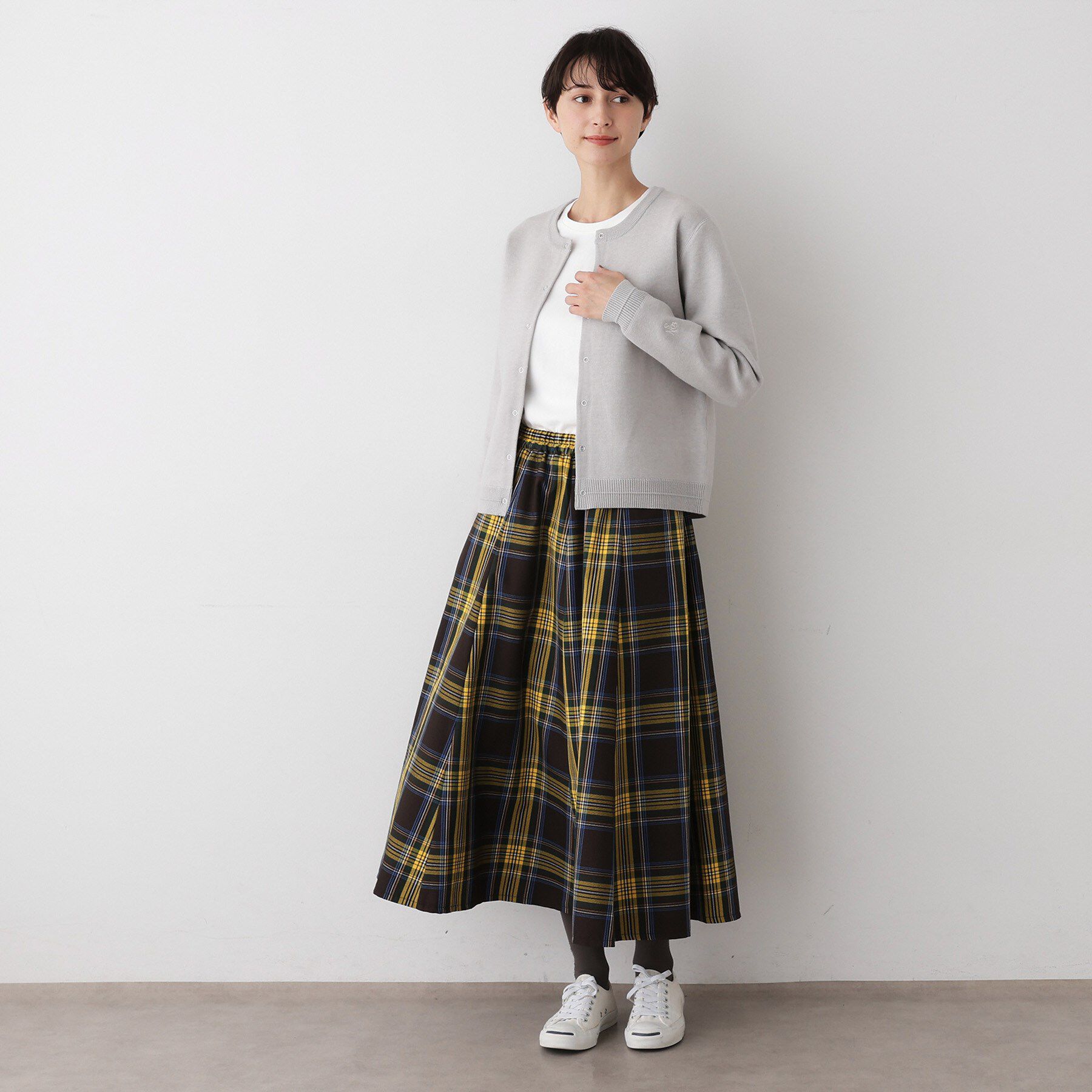 Dessin「【洗える】クルーネックカーディガン」|ニット・セーター|