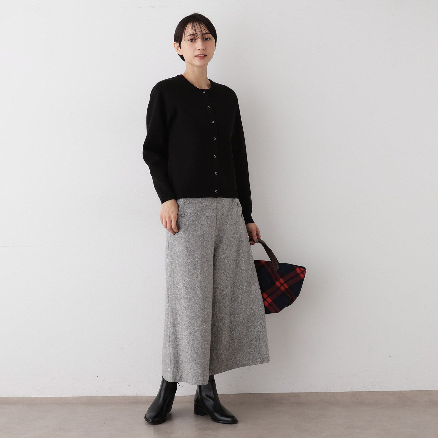 Dessin「【洗える】クルーネックカーディガン」|ニット・セーター|