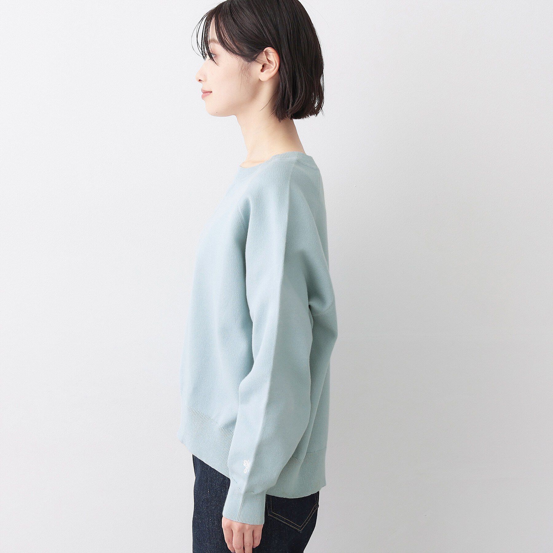 Dessin「【洗える】スウェットライクニット」|ニット・セーター|