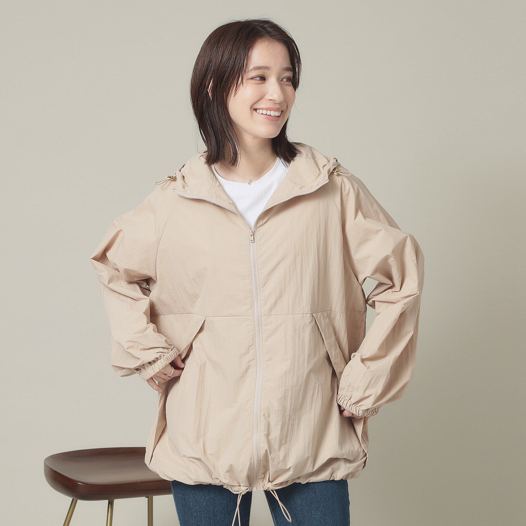 ITS&rsquo;DEMO「【撥水／洗濯機OK】ポケッタブルパーカ＜旅服シリーズ＞」|ブルゾン・スタジャン|