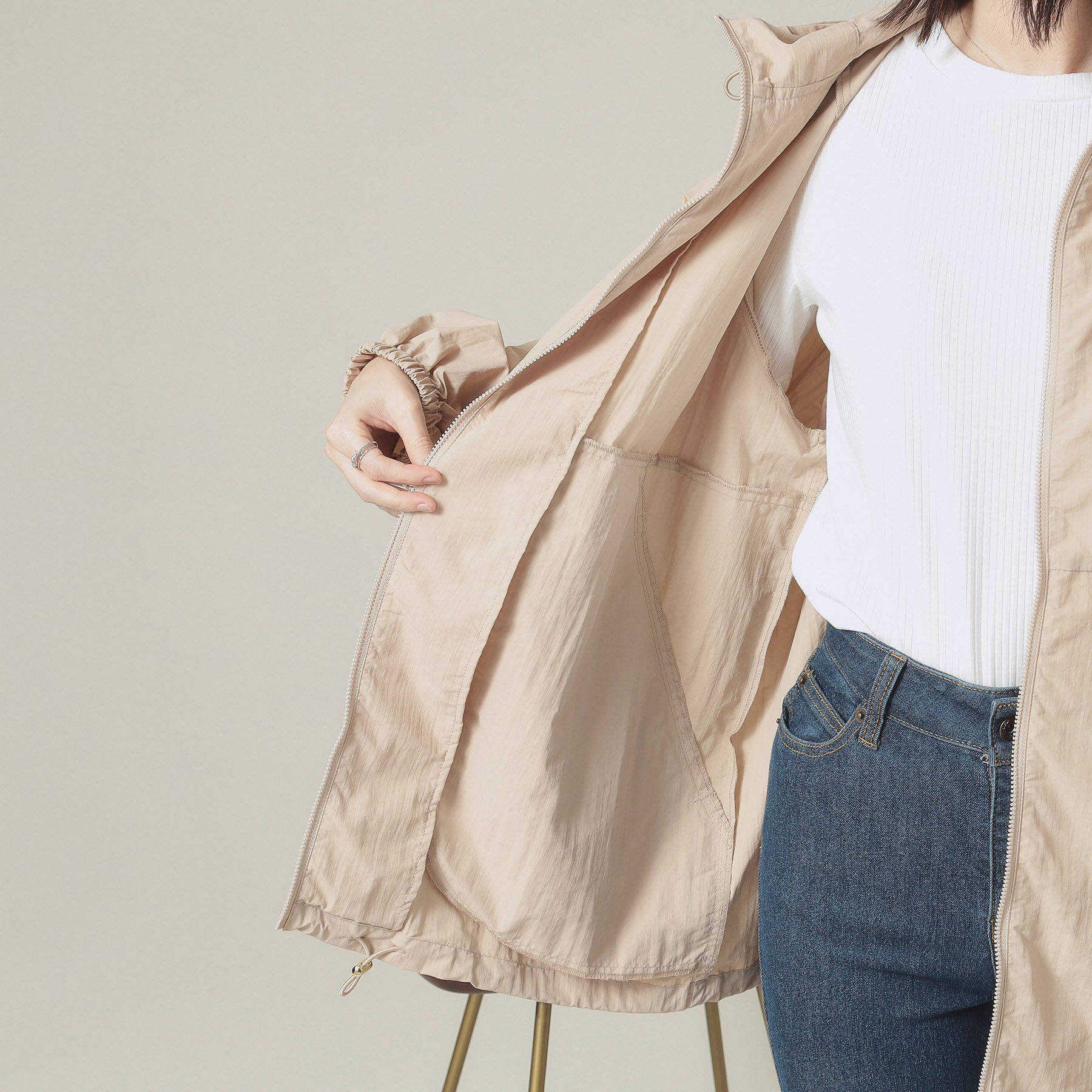 ITS&rsquo;DEMO「【撥水／洗濯機OK】ポケッタブルパーカ＜旅服シリーズ＞」|ブルゾン・スタジャン|