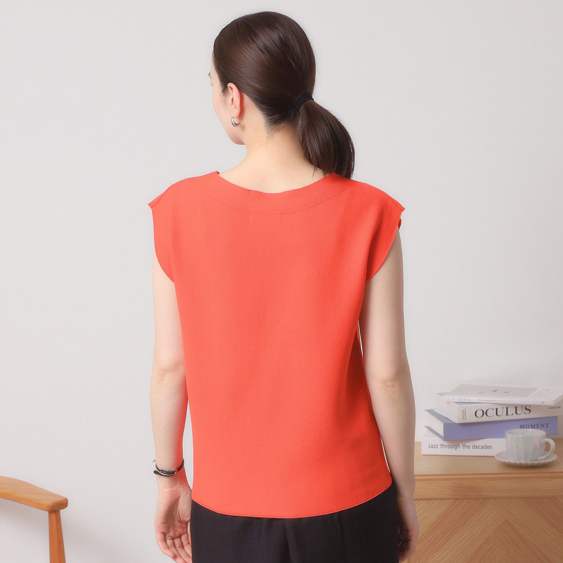 ITS&rsquo;DEMO「【清涼感／洗濯機OK】フレンチスリーブニット」|ニット・セーター|