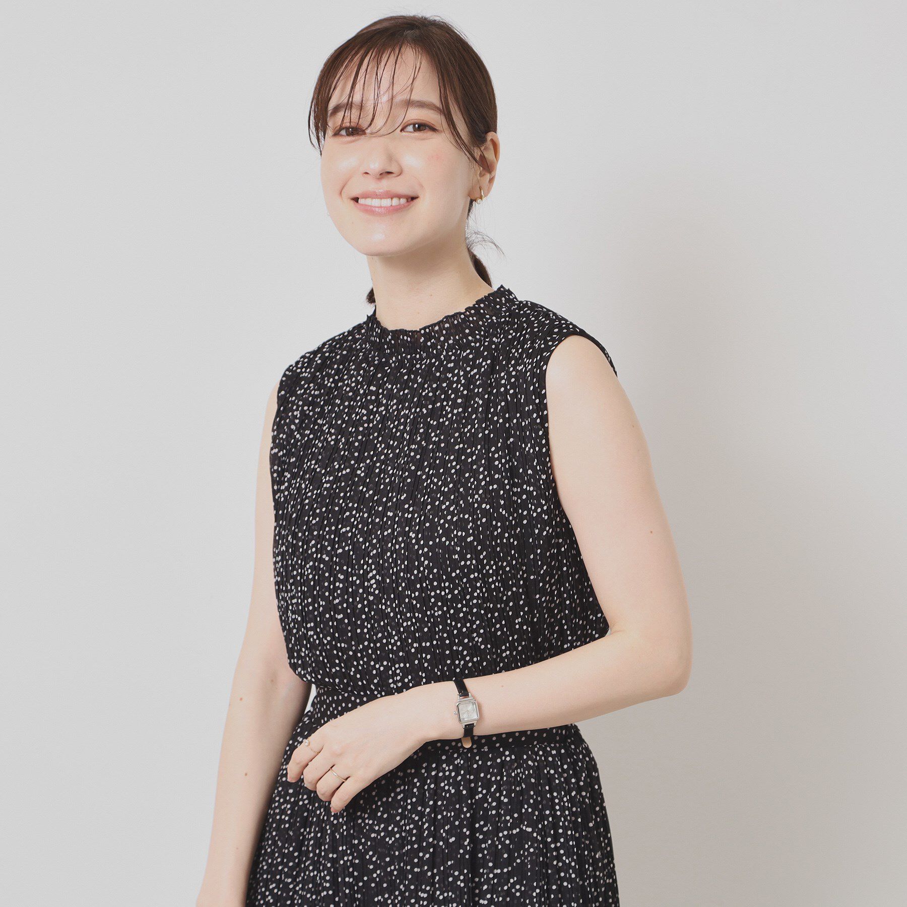 ITS&rsquo;DEMO「【手洗い可】楊柳プリーツブラウス」|シャツ・ブラウス|