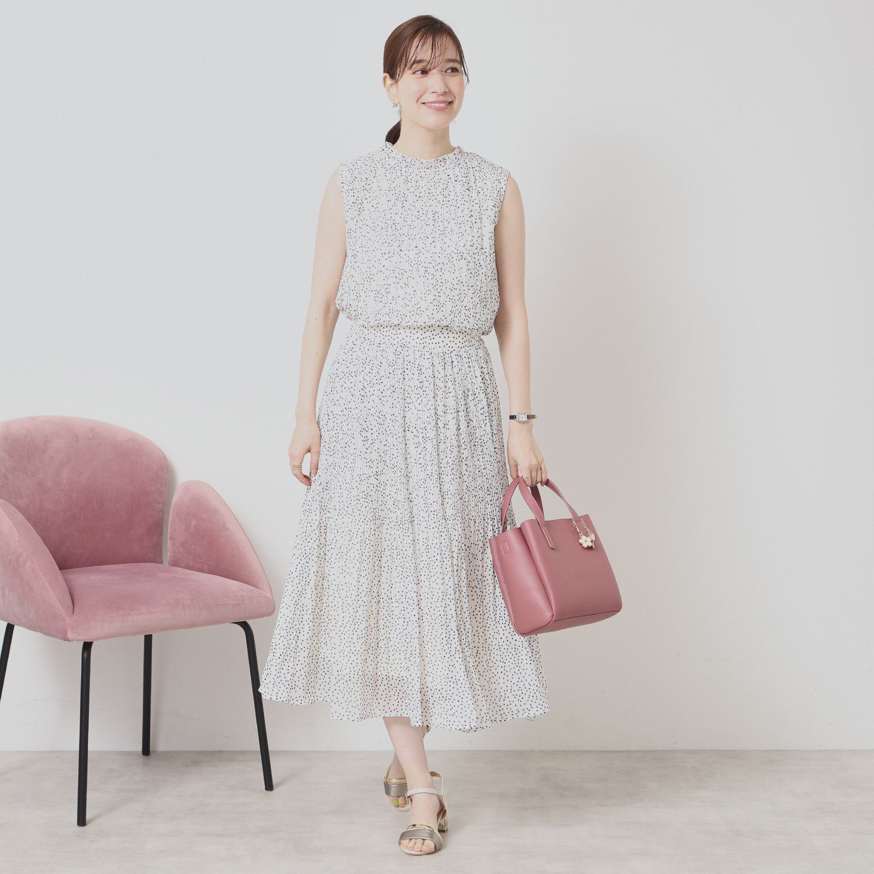 ITS&rsquo;DEMO「【手洗い可】楊柳プリーツブラウス」|シャツ・ブラウス|